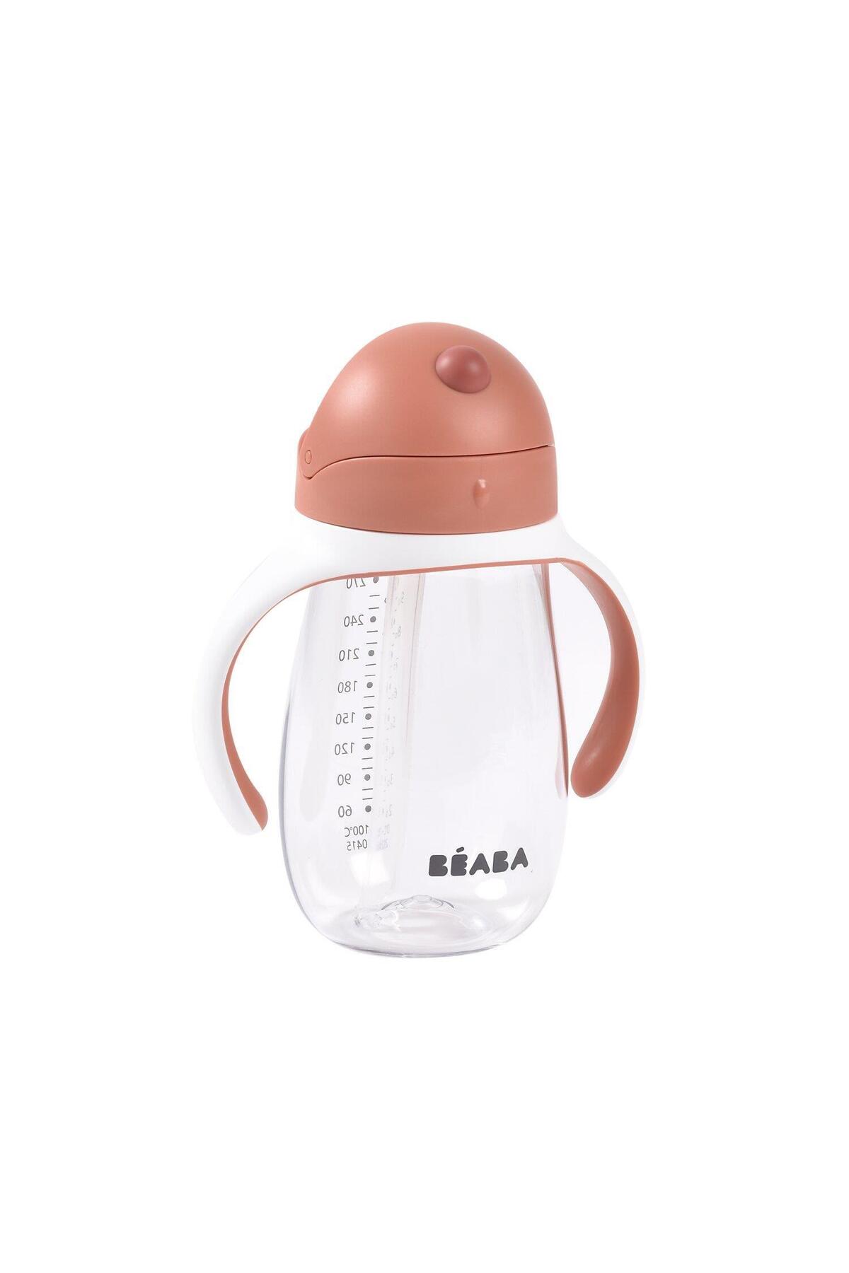 Beaba 300 ml Şeffaf Pipetli Suluk, Terracotta fotoğrafı 3 (önizleme)