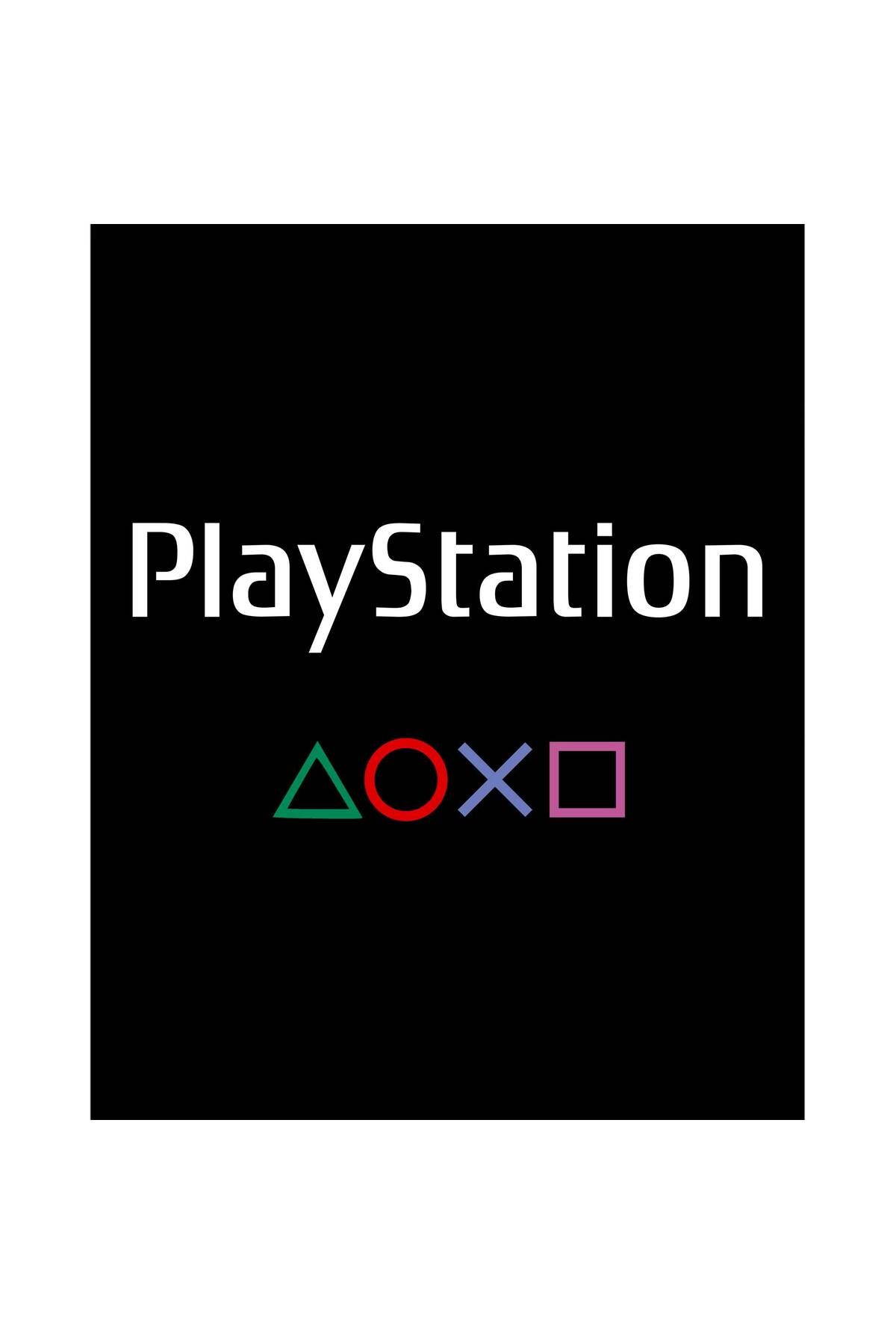 Z zepplin Playstation Logo White Büyük Sırt Patch Yama