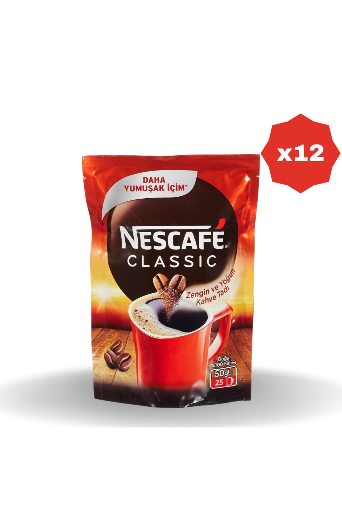 Nescafe CLASSIC POŞET 50 GR - (12 ADET)
