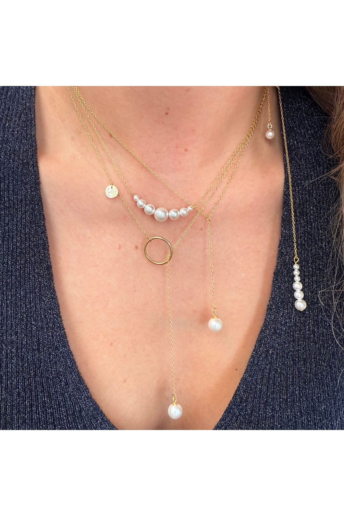 Saras Jewels İnci Kolye 1
