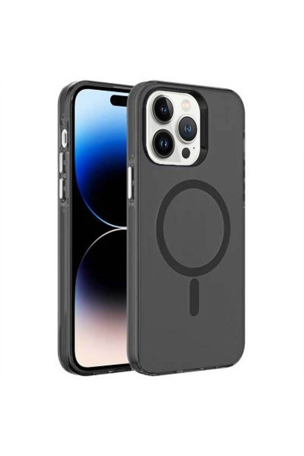 Smart Tech Apple iPhone 13 Pro Magsafe Buzlu Dora Kılıf