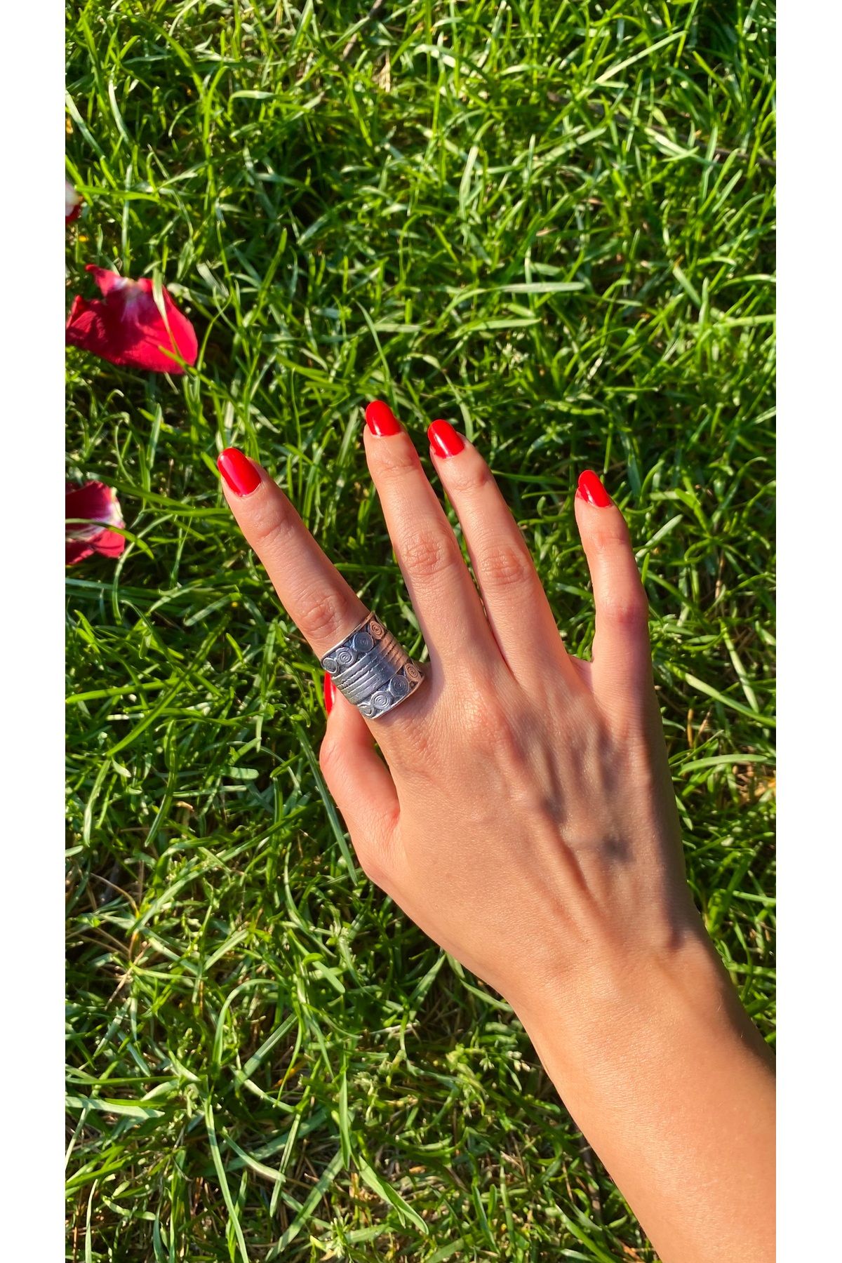 Cayo Largo Jewellery Mythos Silver Yüzük Pirinç Üzeri Gümüş Kaplama