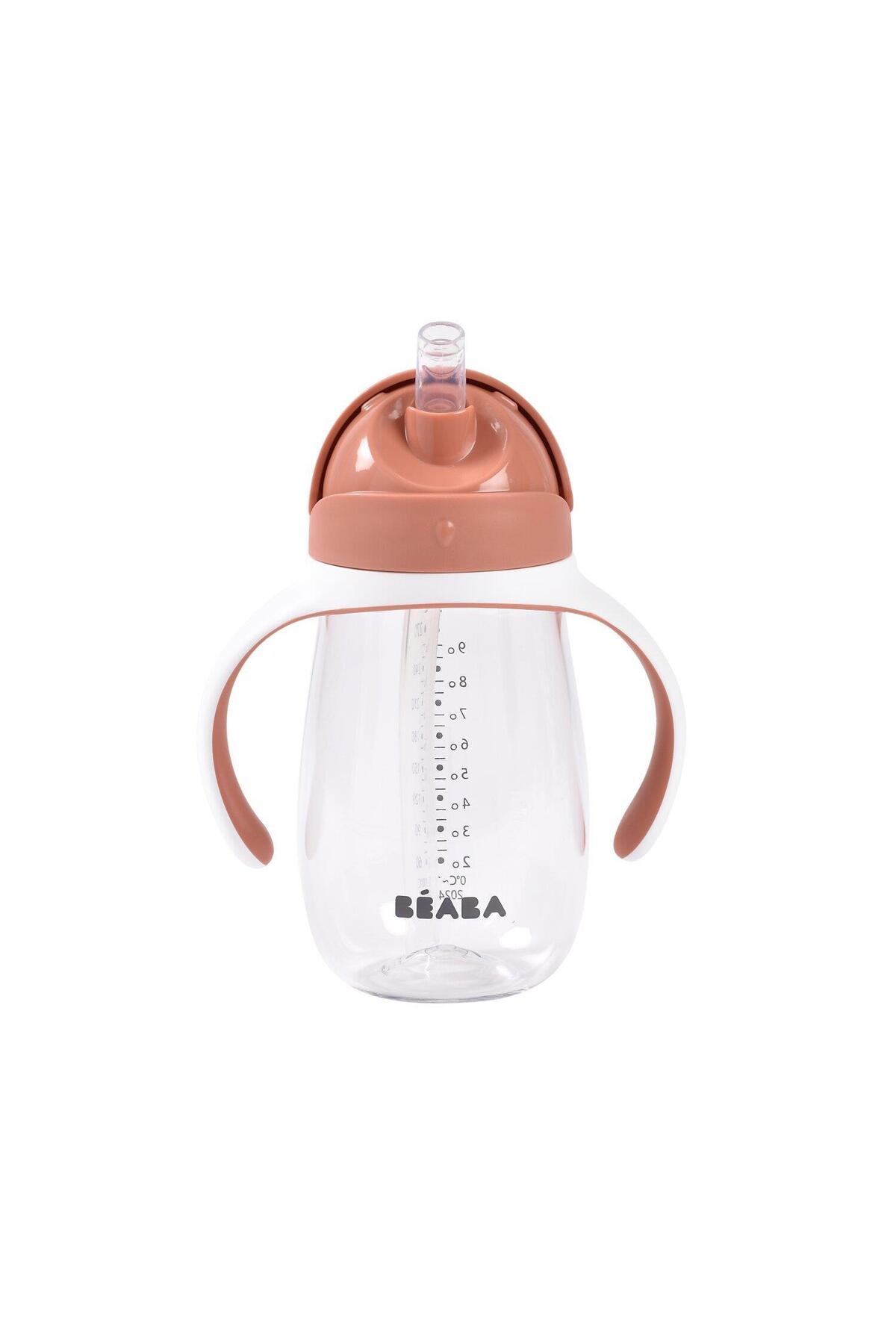 Beaba 300 ml Şeffaf Pipetli Suluk, Terracotta fotoğrafı 7 (önizleme)