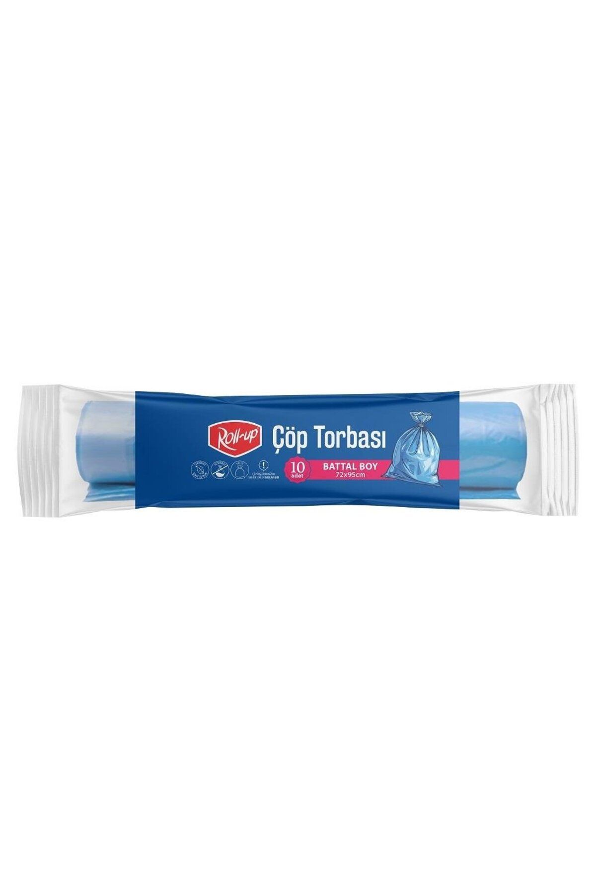 alsepeteavm Roll-up Çöp Torbası Battal 72x95cm 10 Adet