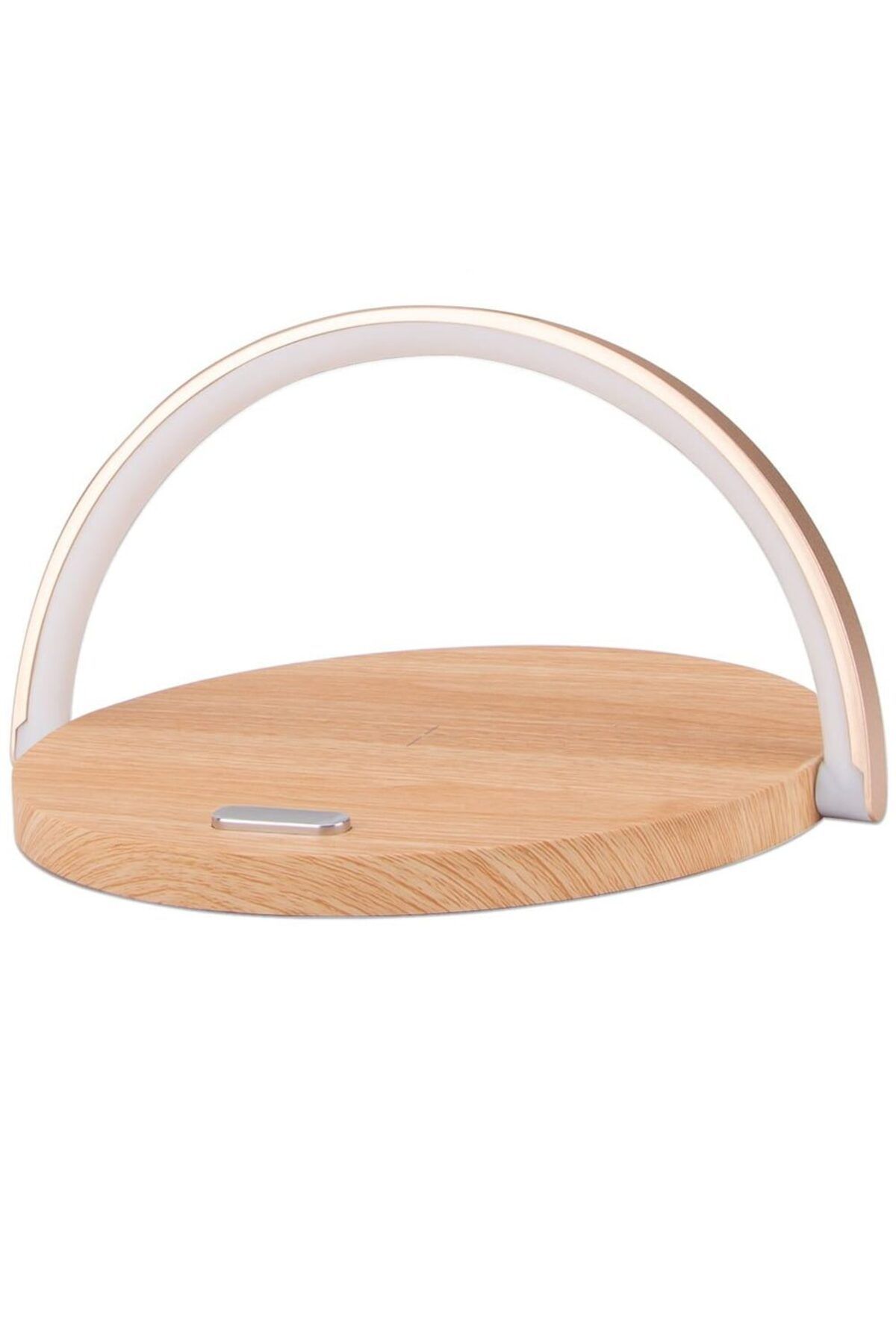 Quasar & Co.-Lamp with wireless charging and phone holder, ABS, 3 functions, QI10W, table lamp with 3 light intensities 1