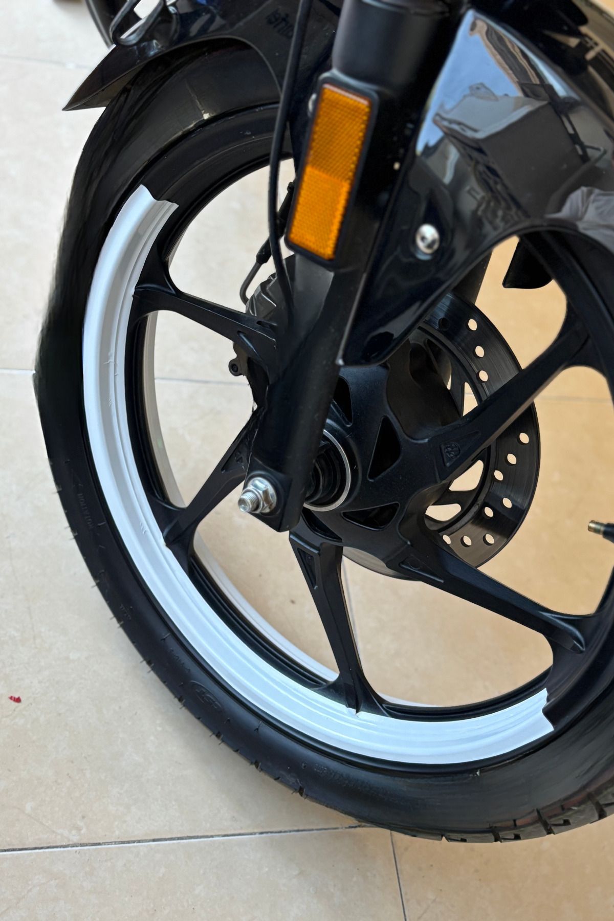 Banxtre Motorsiklet Jant Şeridi Yarım Jant Şeridi Sticker Seti ( 4 Parça)