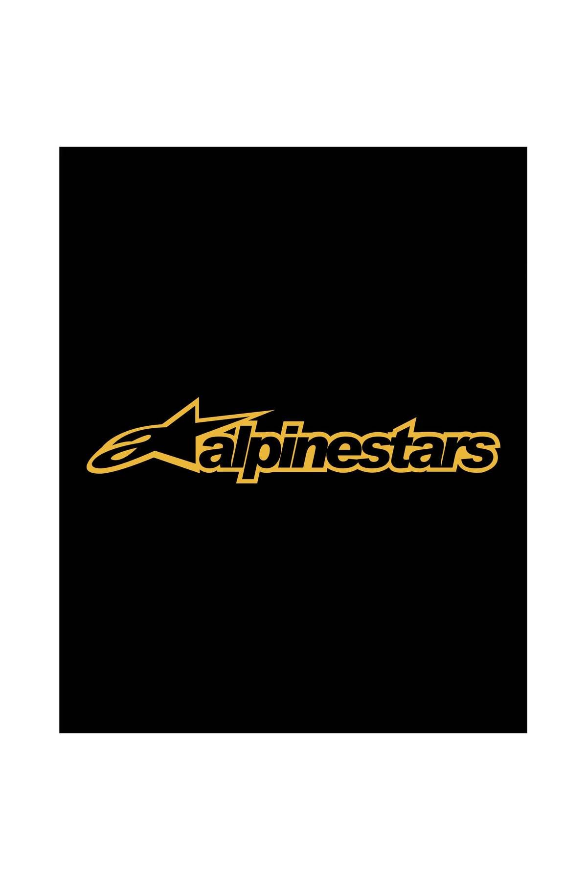 Z zepplin Alpinestars Logo Gold Büyük Sırt Patch Yama