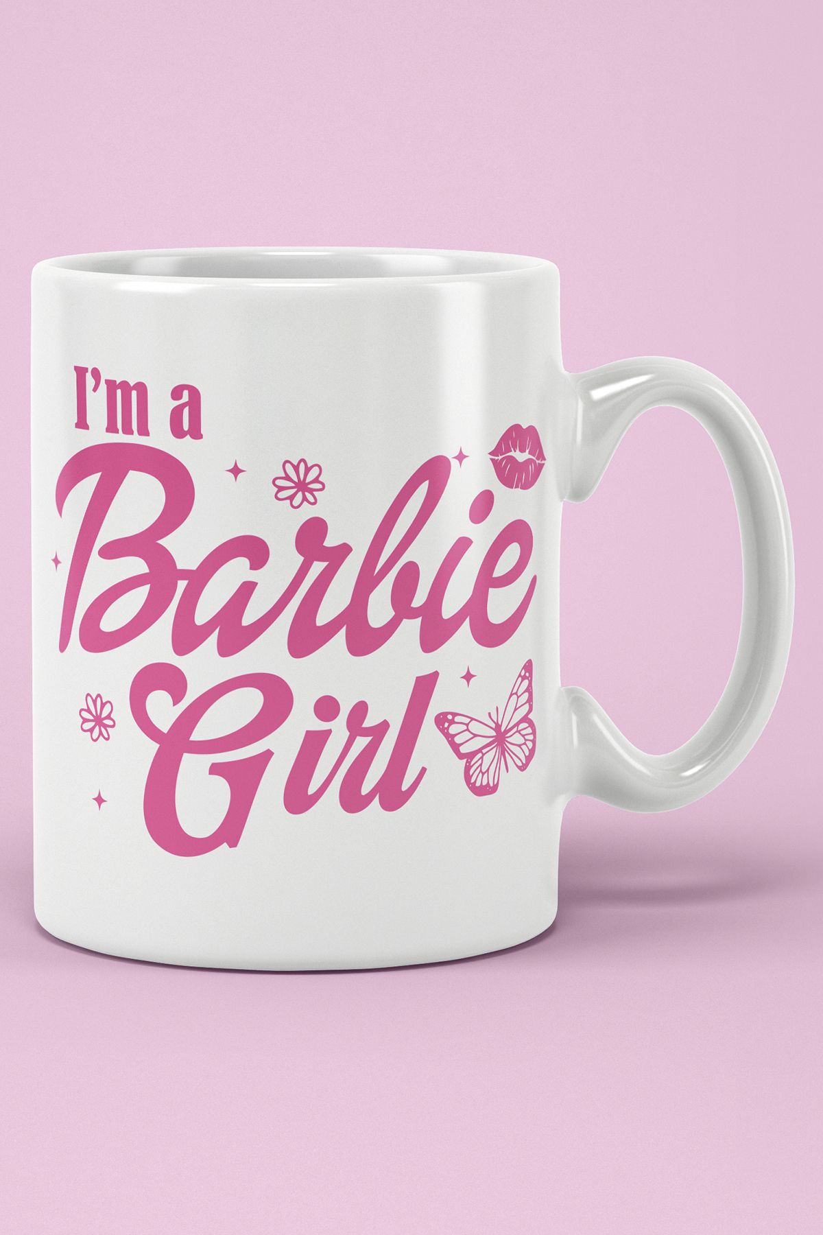 BİBANAPROMOSYON I'm Barbie Girl Baskılı Kupa Bardak