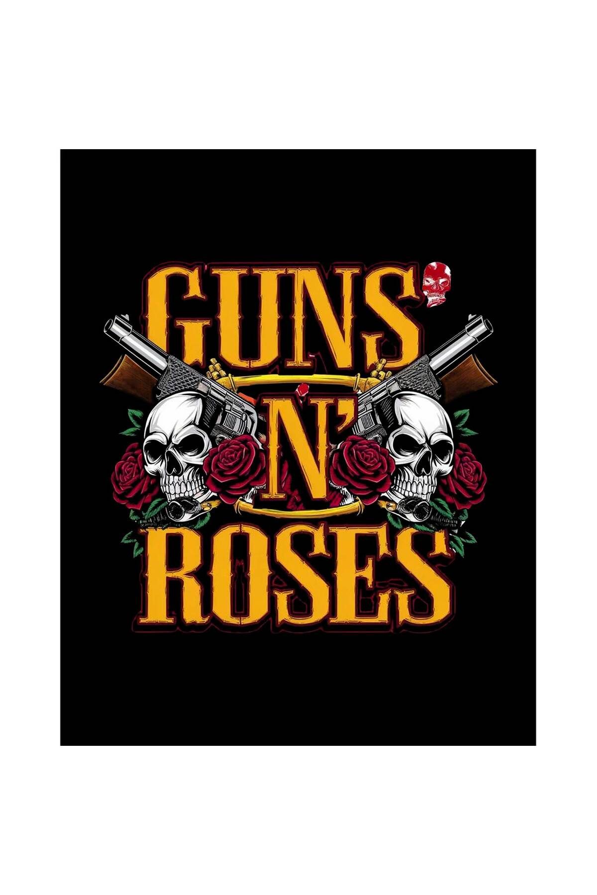 Z zepplin Guns N Roses Text Skull Büyük Sırt Patch Yama