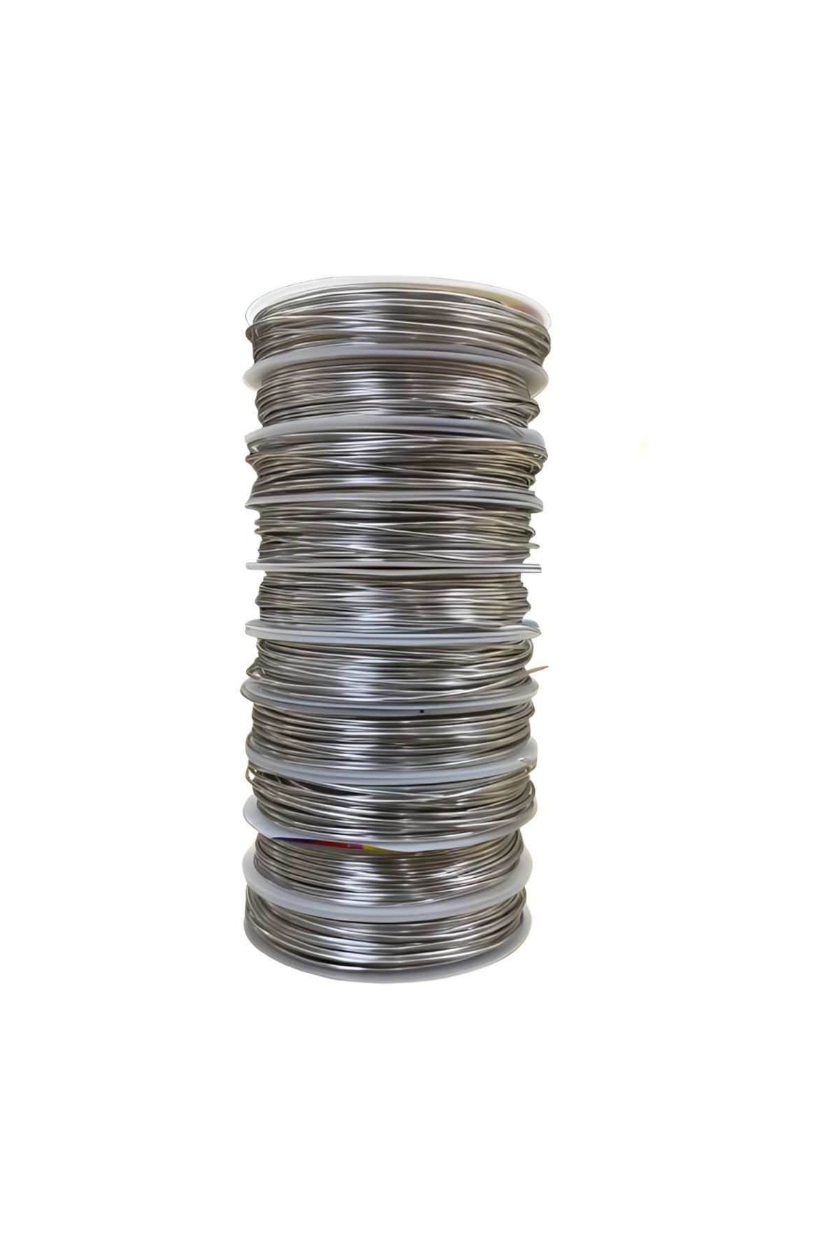 EleganTShoP Çiçek Teli Gümüş 10'lu Set 1.0 mm