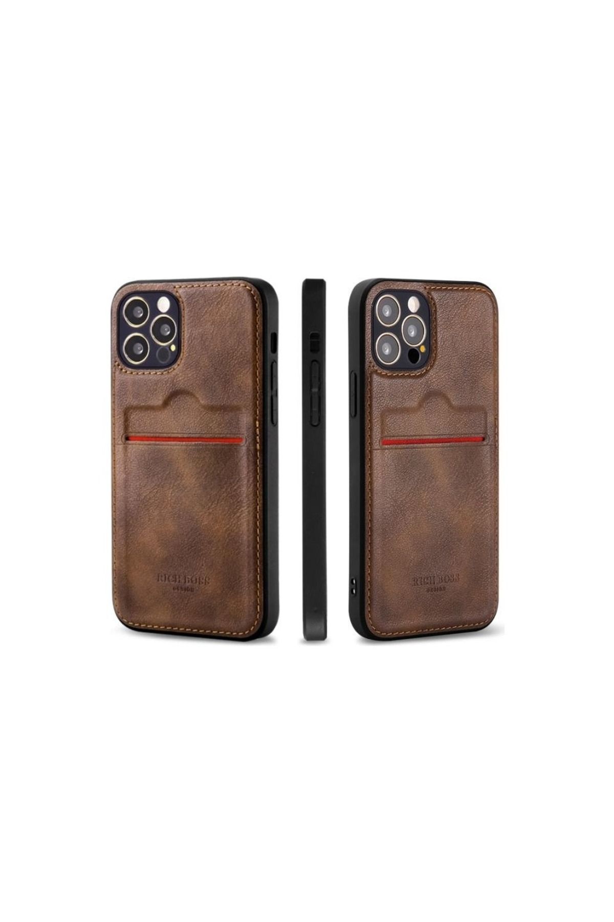 Soffany İPHONE 14 PRO RİCH DERİ KARTLIKLI KILIF