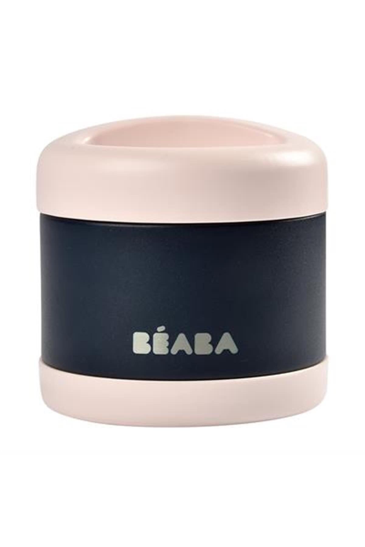 Beaba 500 ml Paslanmaz Çelik Yiyecek Termosu (light pink/dark blue) fotoğrafı 2 (önizleme)