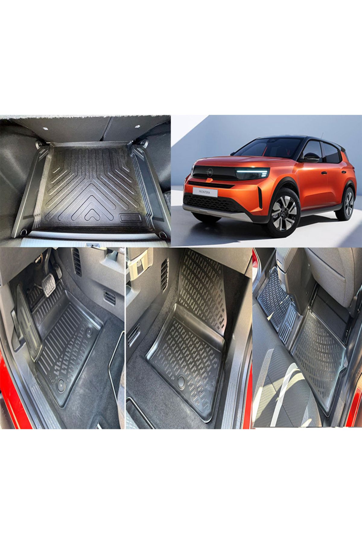 Rizline Opel Frontera Elektrikli 2025 ve Sonrası 3D Havuzlu Papsas ve Alt Bagaj Havuzu