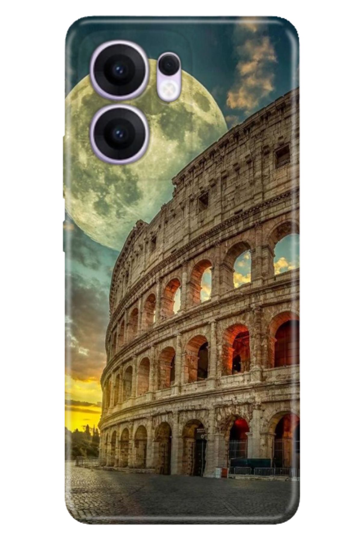 OPPO Reno 13F 5G Kılıf Tema Art Desenli Baskılı Silikon Roma