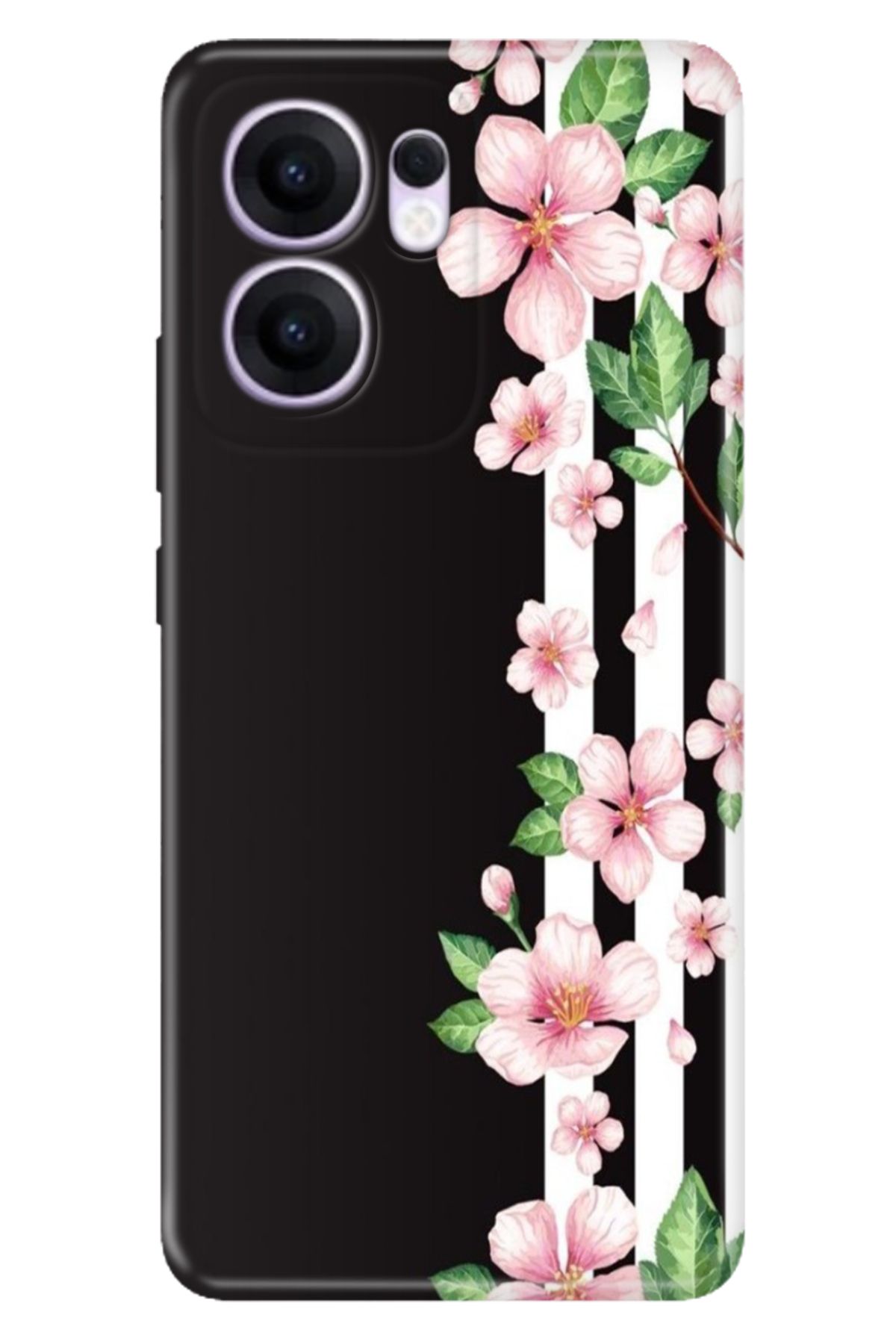 OPPO Reno 13F 5G Kılıf Tema Art Desenli Baskılı Silikon Şato Bahçesi