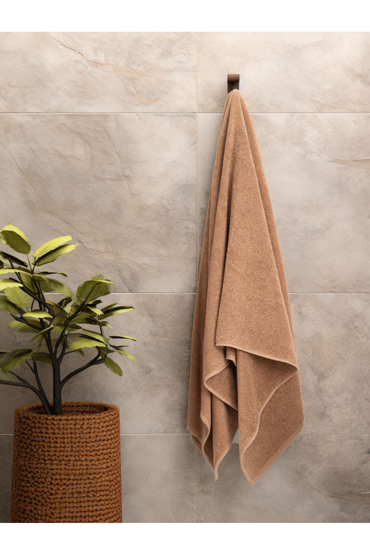 Rikka Home Coresoftair™ %100 Pamuk, Ekstra Yumuşak, Banyo Havlusu (1 Adet- 76x137 cm)