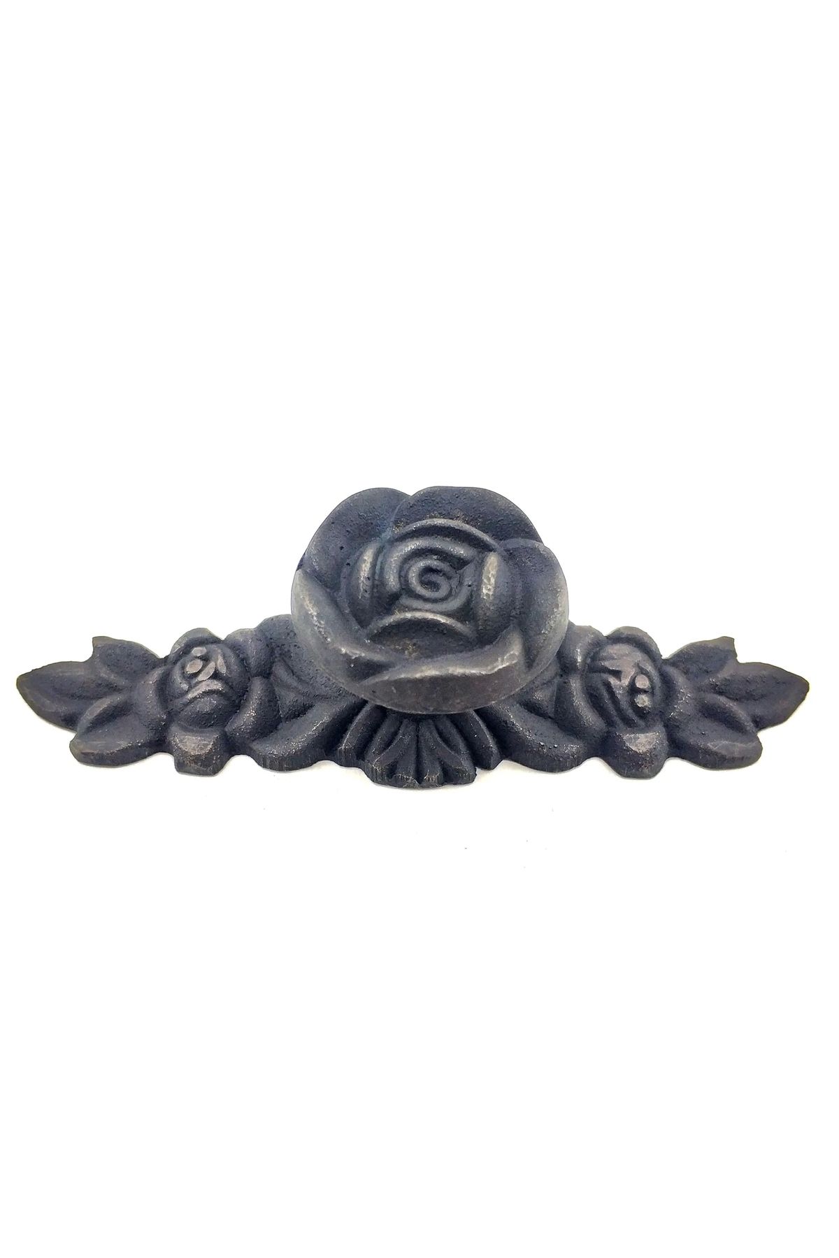 Generic Antika Tarz Dekoratif Pirinç Gül Düğme - 30x100 Mm, Oksit