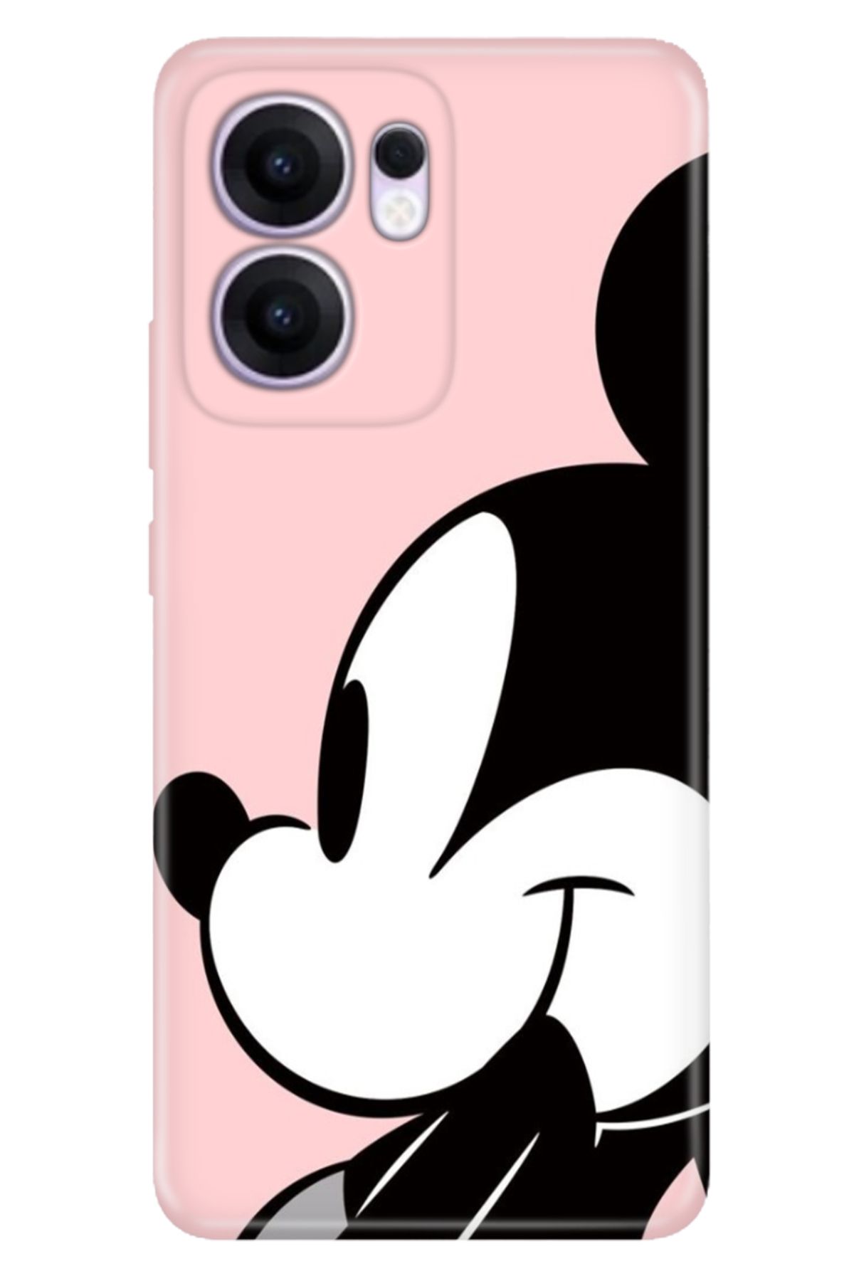 OPPO Reno 13F 5G Kılıf Tema Art Desenli Baskılı Silikon Mickey