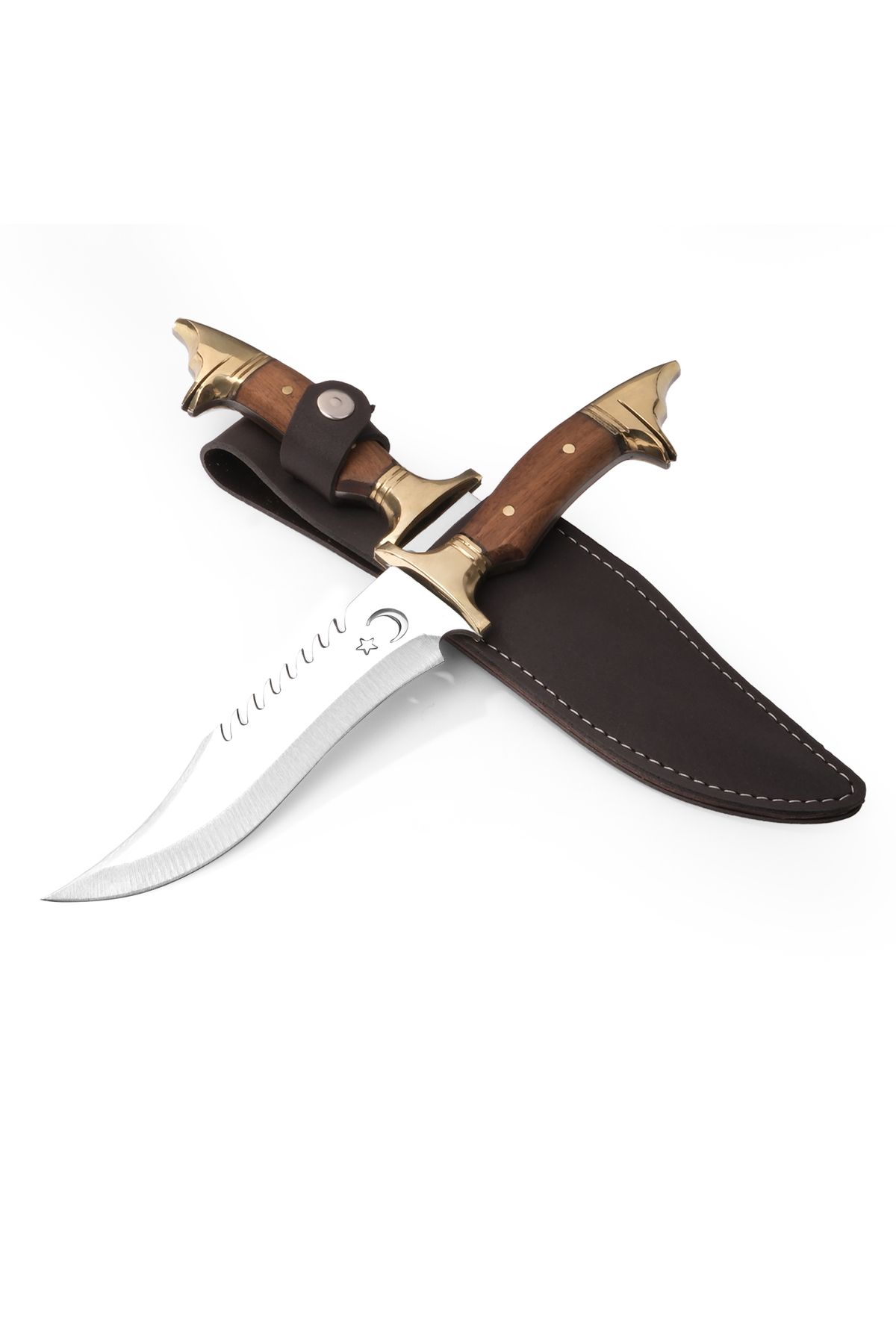 kösemehmet Av Bıçağı 34 cm - Ay Yıldız Desen