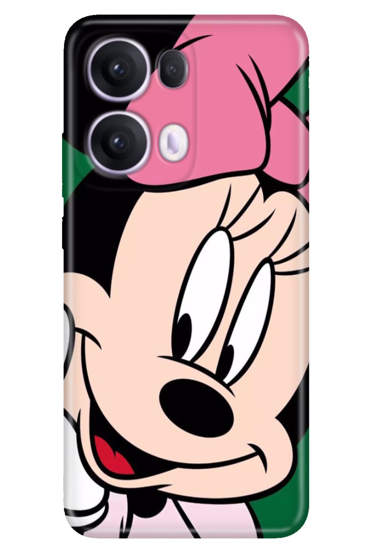 OPPO Reno 13 Pro Oppo Kılıf Tema Art Desenli Baskılı Silikon Minnie Smile