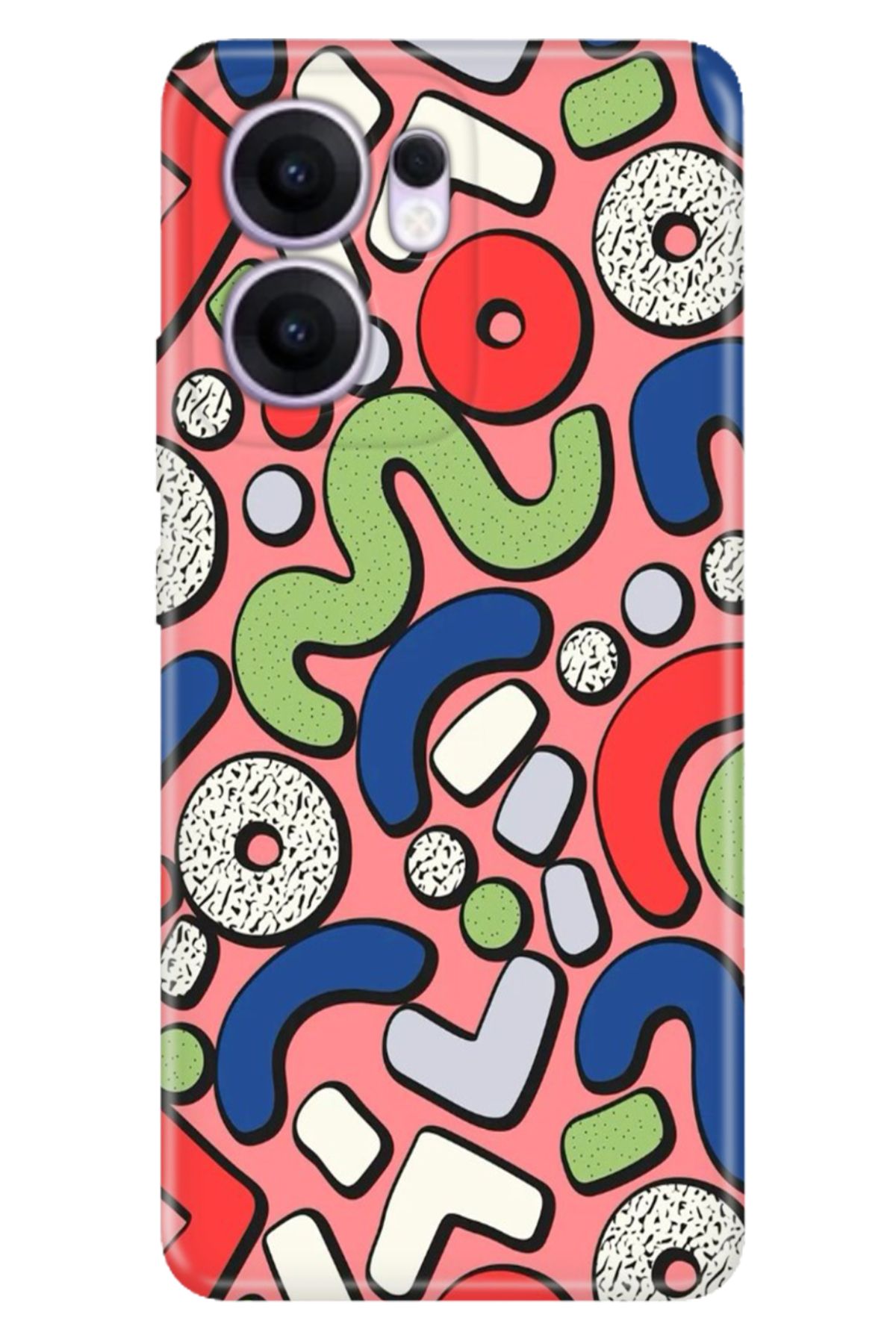 OPPO Reno 13F 5G Kılıf Tema Art Desenli Baskılı Silikon Vintage