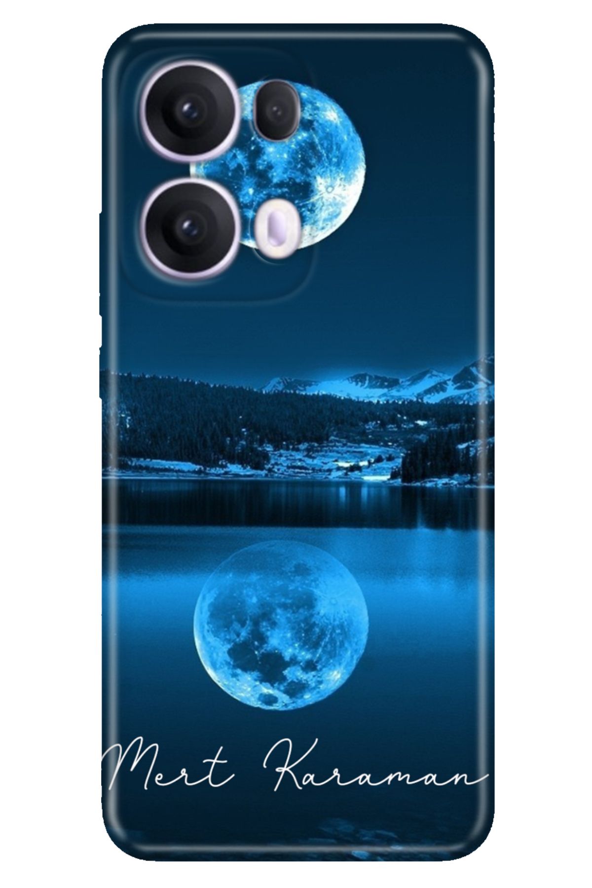 OPPO Reno 13 Pro Oppo Kılıf Tema İsim Yazılı Kişiye Özel Silikon Kapak Model-17