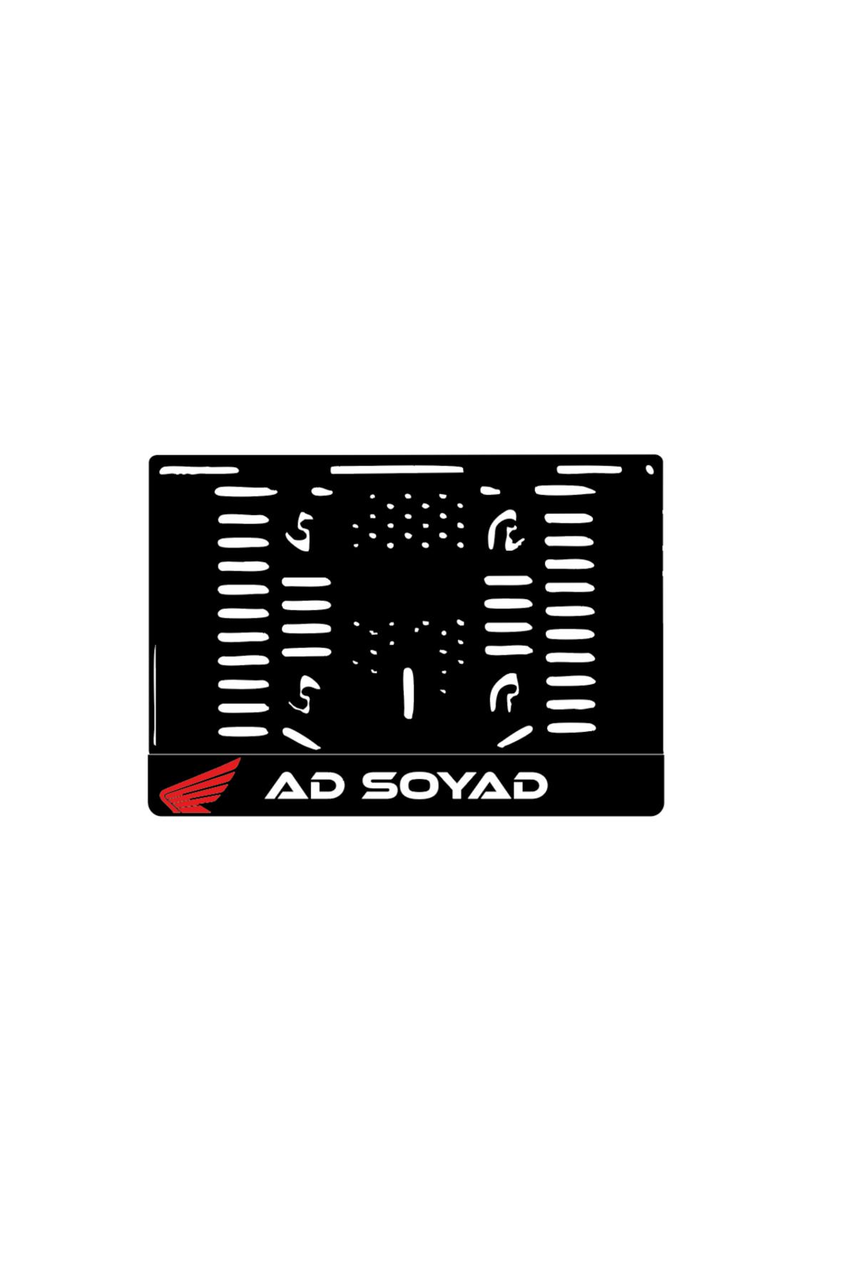 Butik İsme Özel Motor Pleksi Plakalık (Honda)