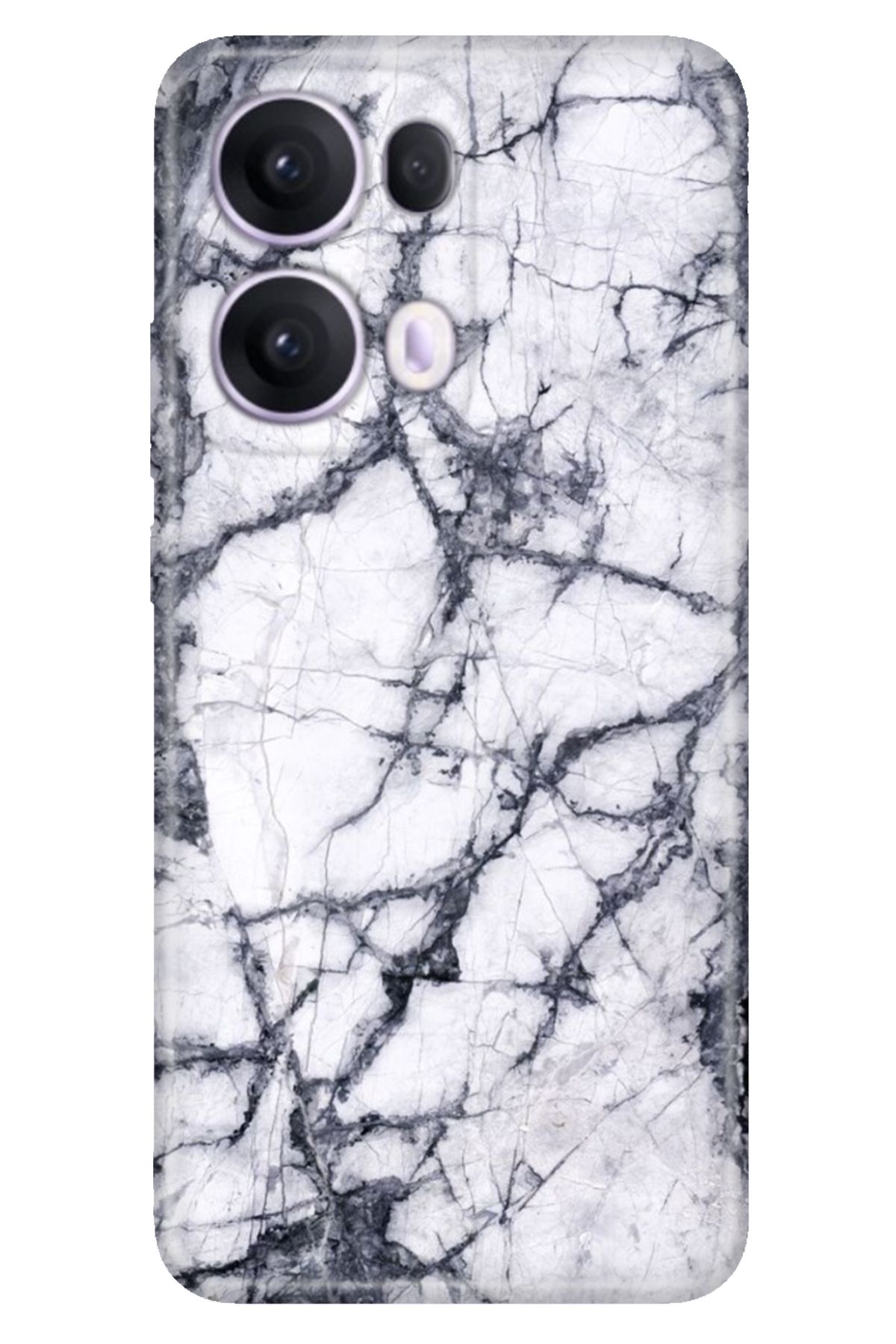 OPPO Reno 13 Pro Oppo Kılıf Retro Art Desenli Esnek Silikon Jumeria Mermer