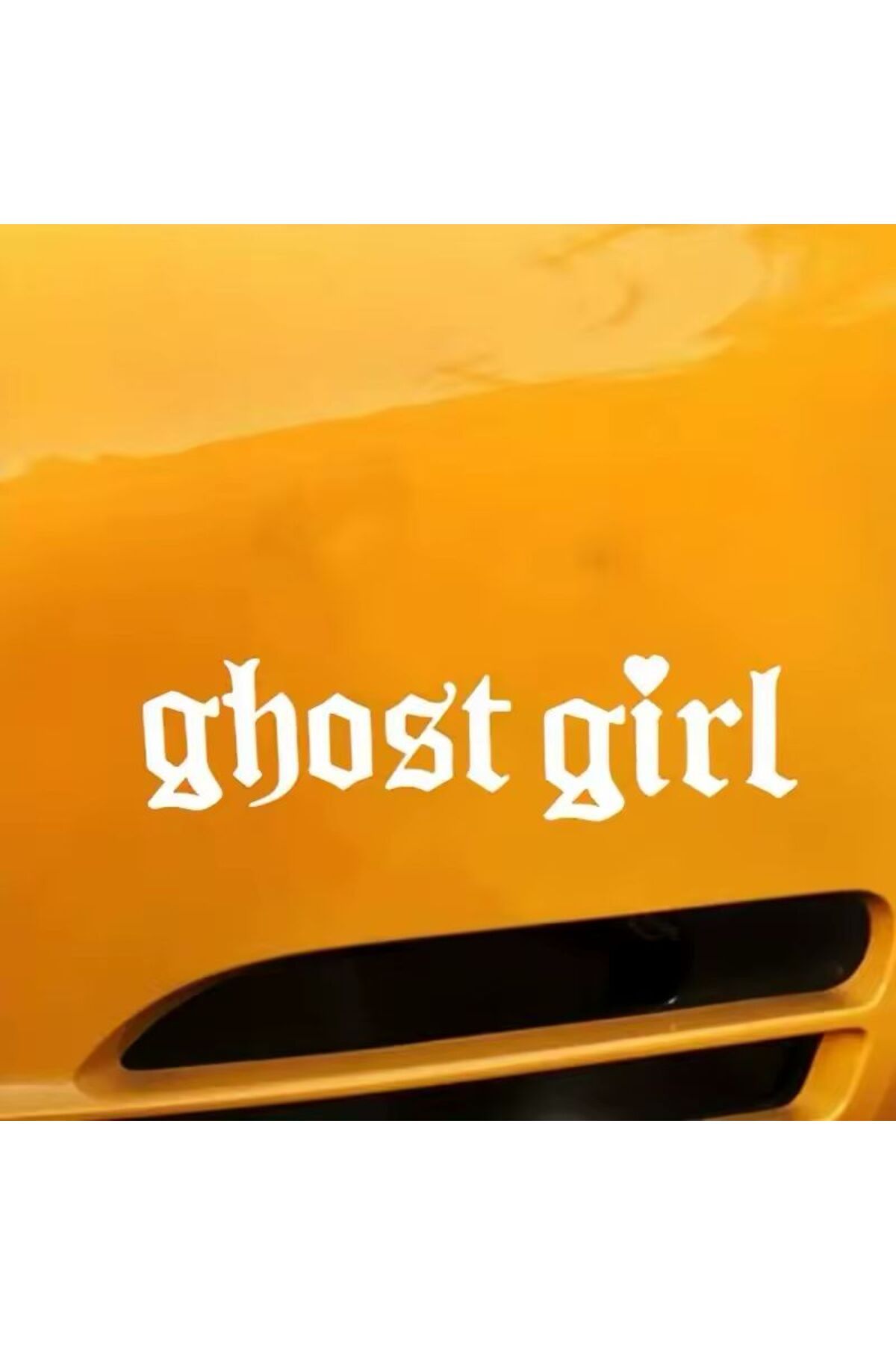 onurreklamonline Ghost Girl Sticker – Gotik & Gizemli Tasarım – 15x10 cm – Suya Dayanıklı Vinil Etiket