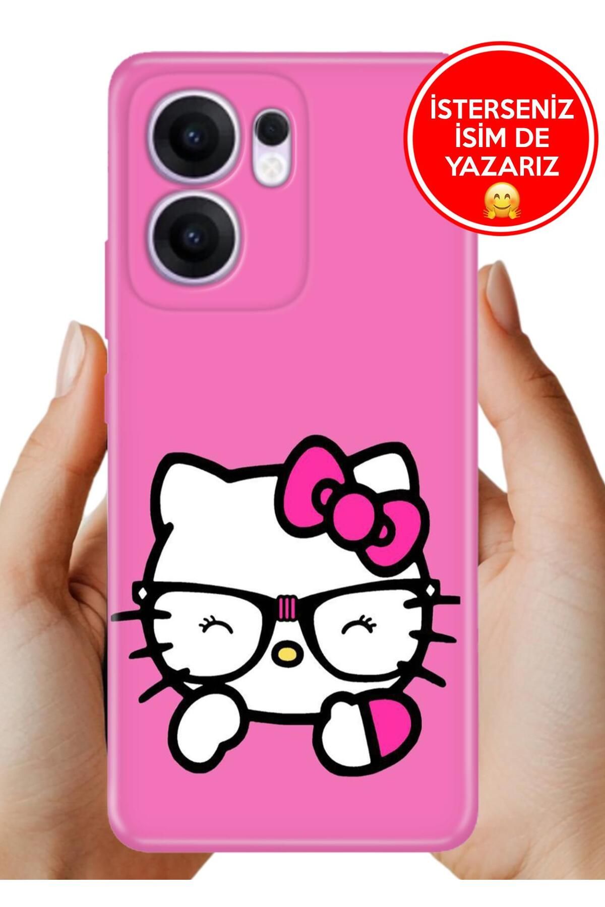 OPPO Reno 13F 5g Kılıf Oppo Reno 13F A Kalite Baskılı Art Silikon KittyGo