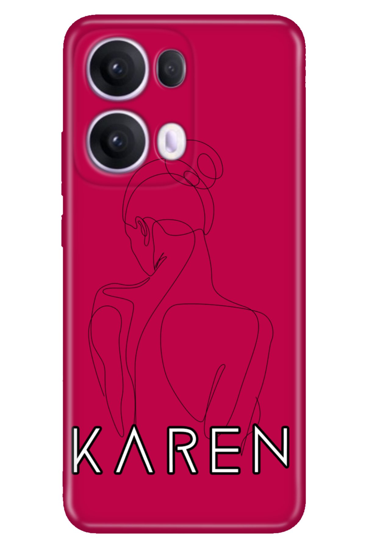 OPPO Reno 13 Pro Oppo Kılıf Tema İsim Yazılı Kişiye Özel Silikon Kapak Model-37