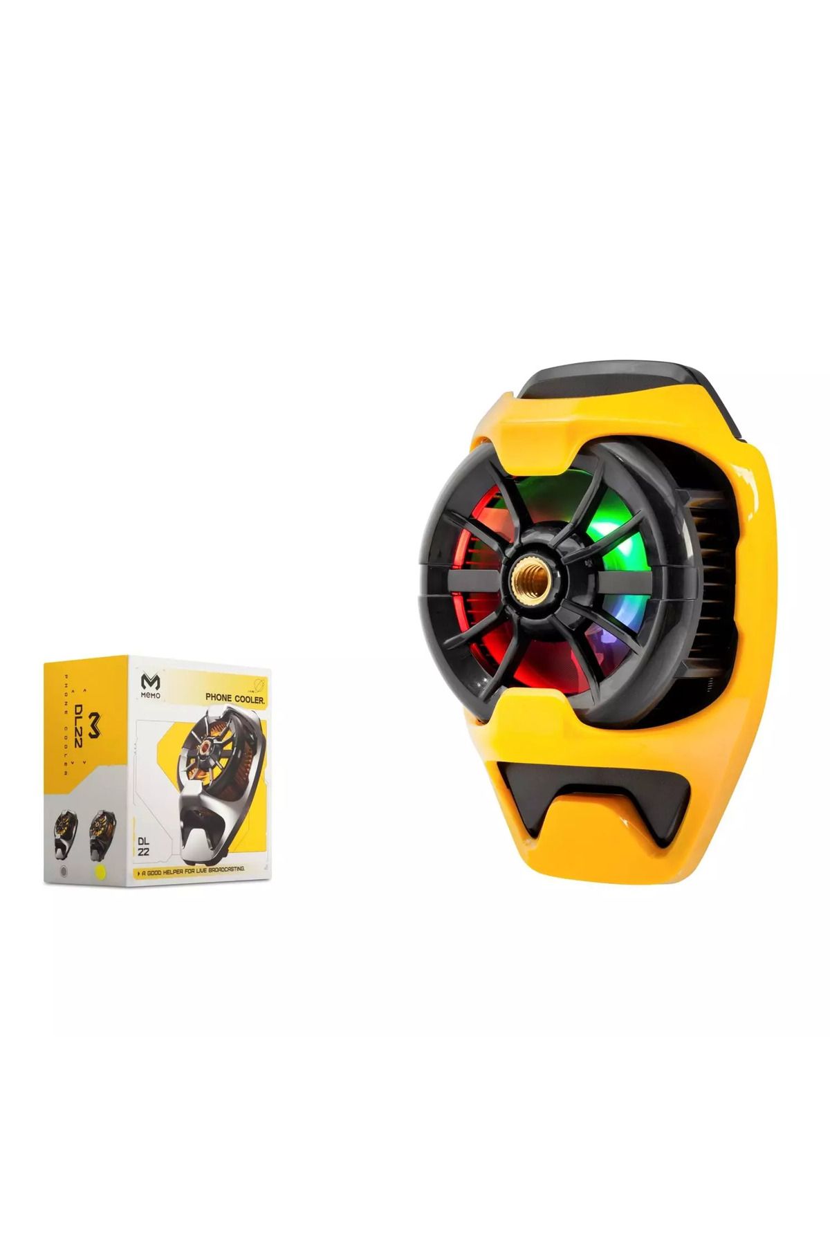 HADRON HDX4383 Telefon Soğutucu Led RGB Klips Tablet Telefon Soğutucu Fan