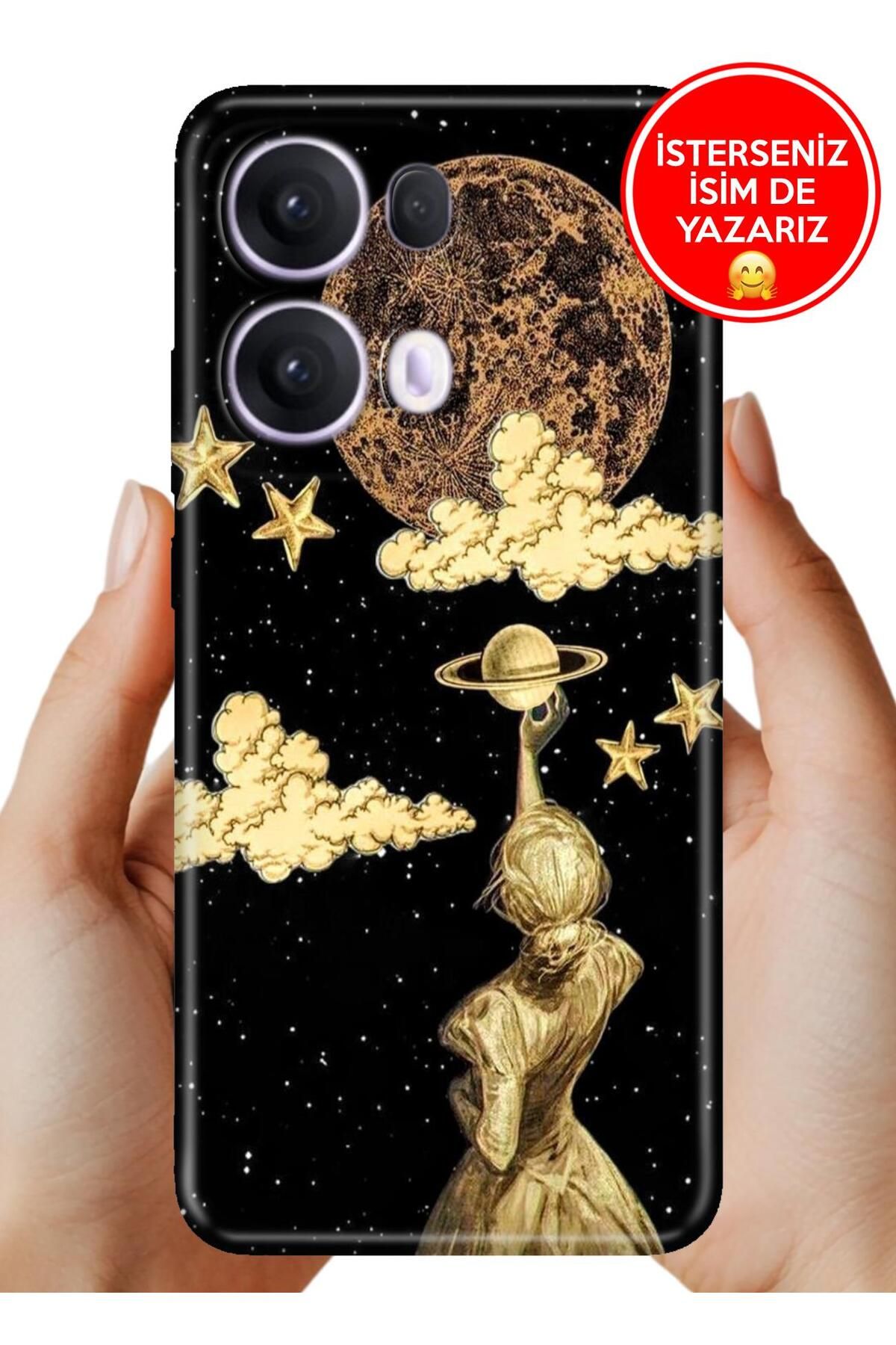 OPPO Reno 13 Pro Kılıf Oppo Reno 13 Pro Kamera Koruma Rubber Esnek Silikon Mars9999