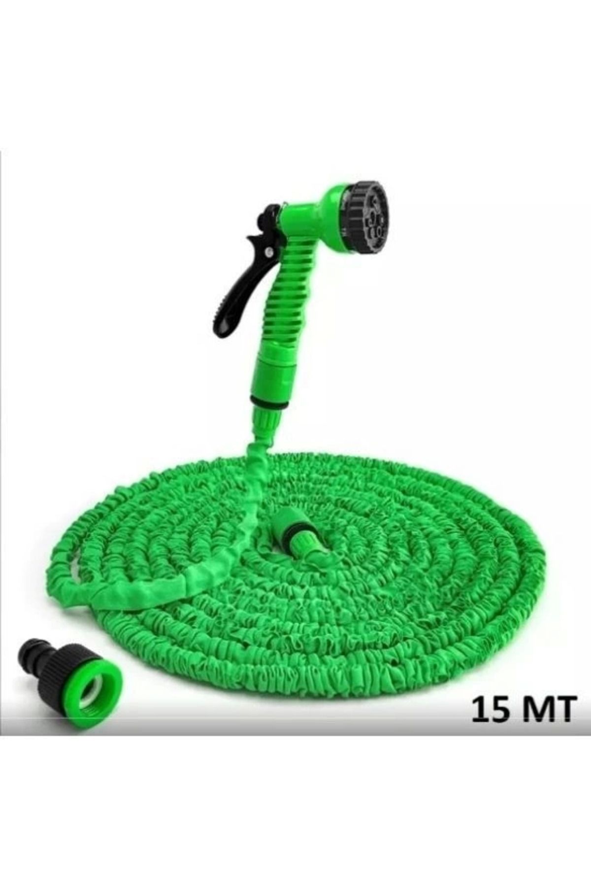 ÖYKÜ VE YİĞİT Uzayan Hortum Tabancalı 15 Metre Magic House | Bahçe Sulama İçin Expandable Hose