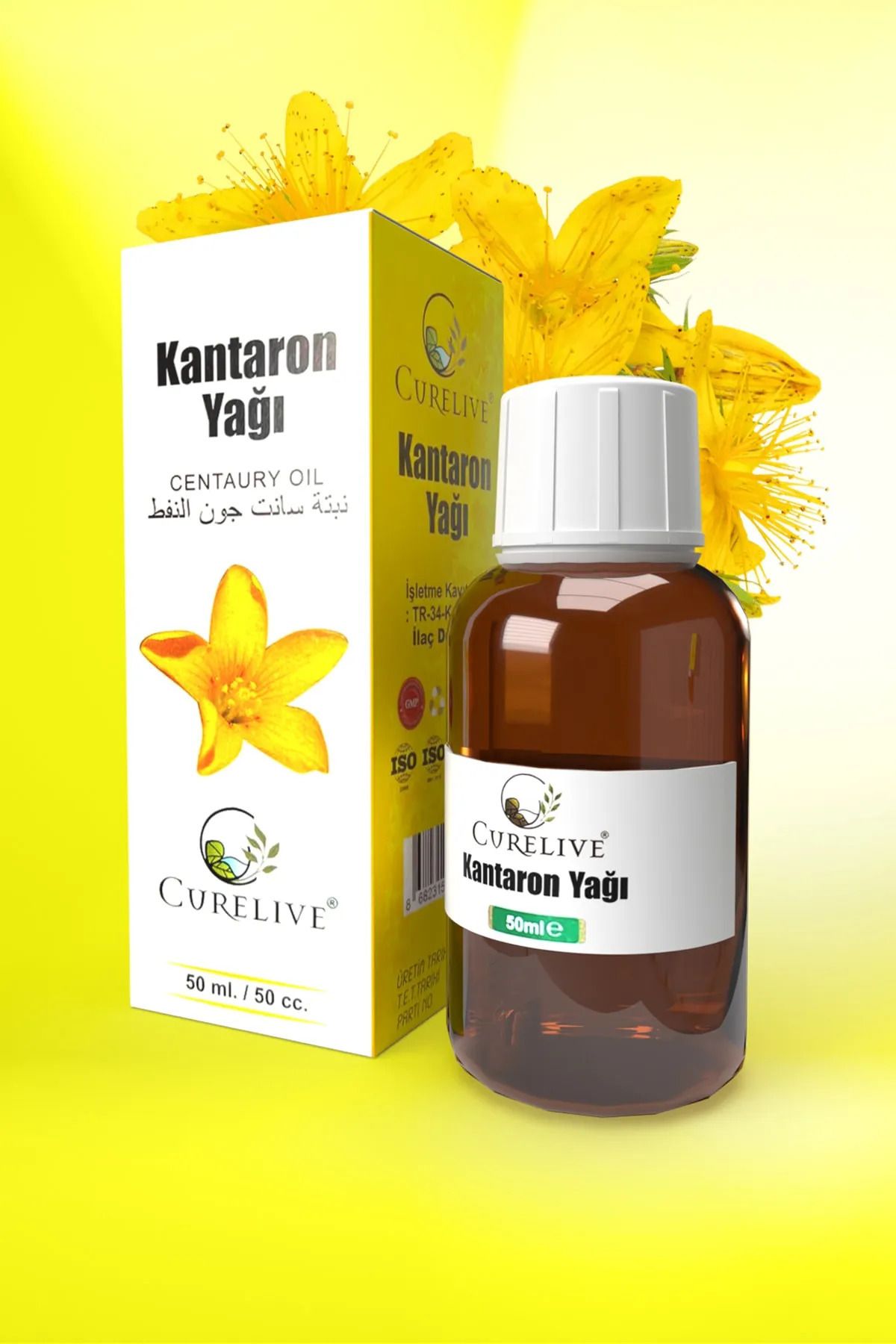 Kızıldağ Yöresel Curelive Kantaron Yağı 50 ml