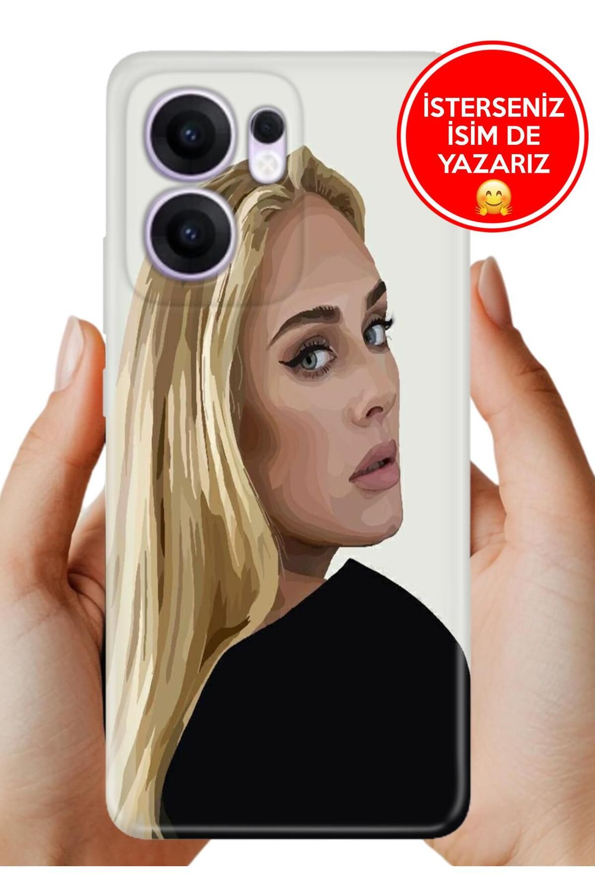 OPPO Reno 13F 5g Kılıf Oppo Reno 13F A Kalite Baskılı Art Silikon AdeleArt