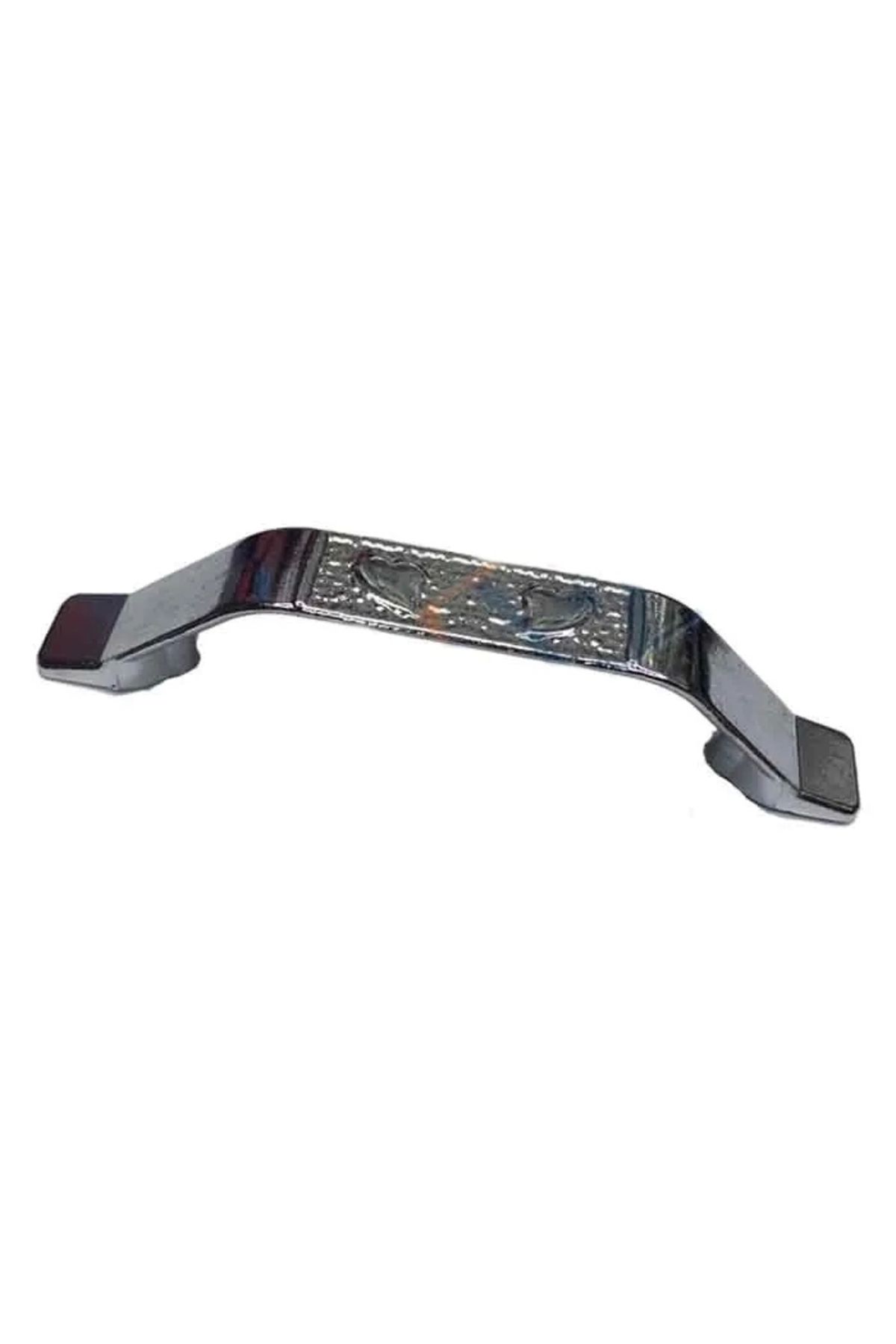 Generic Dekoratif Zamak Kulp İçten - 64mm, Nikel, 100 Adet