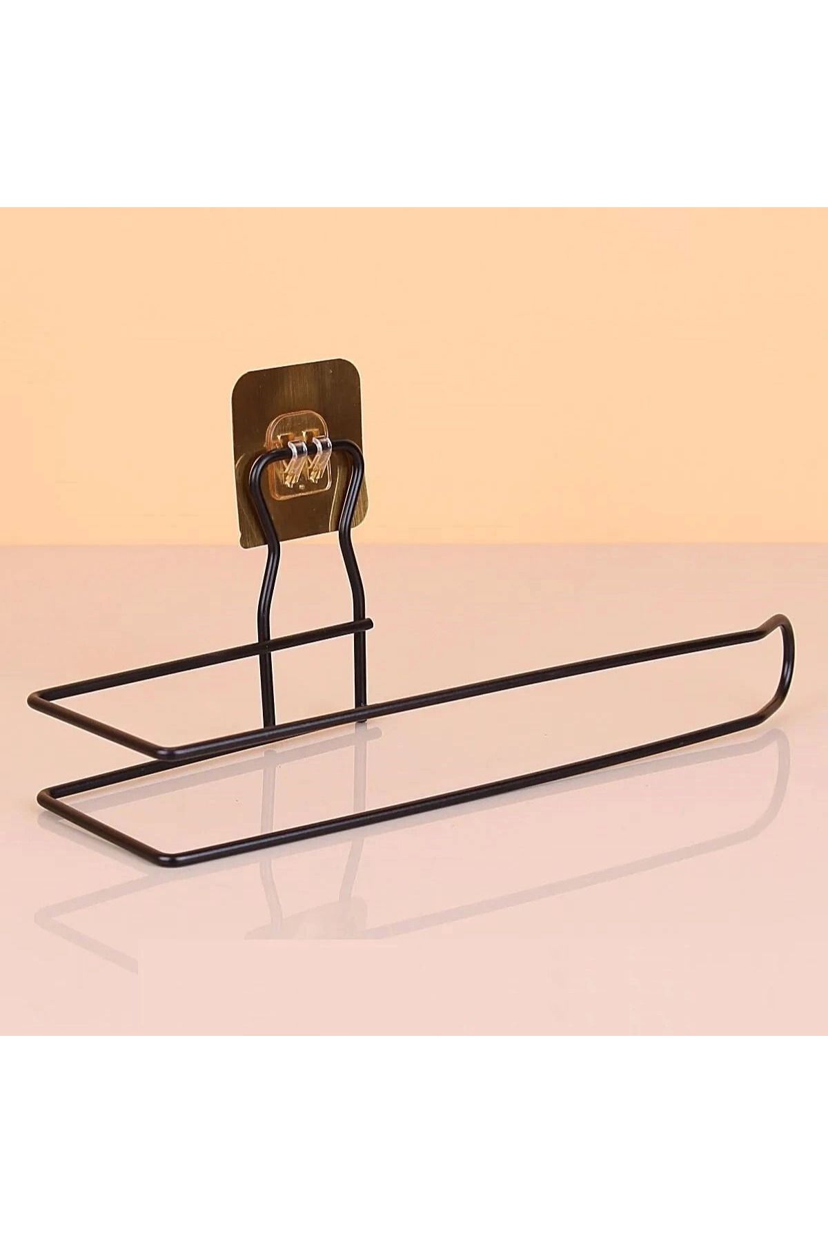 KAKTÜS JACK Kendiliğinden Yapışkanlı Krom Paslanmaz Metal Havlu Kağıtlık Aparatı
