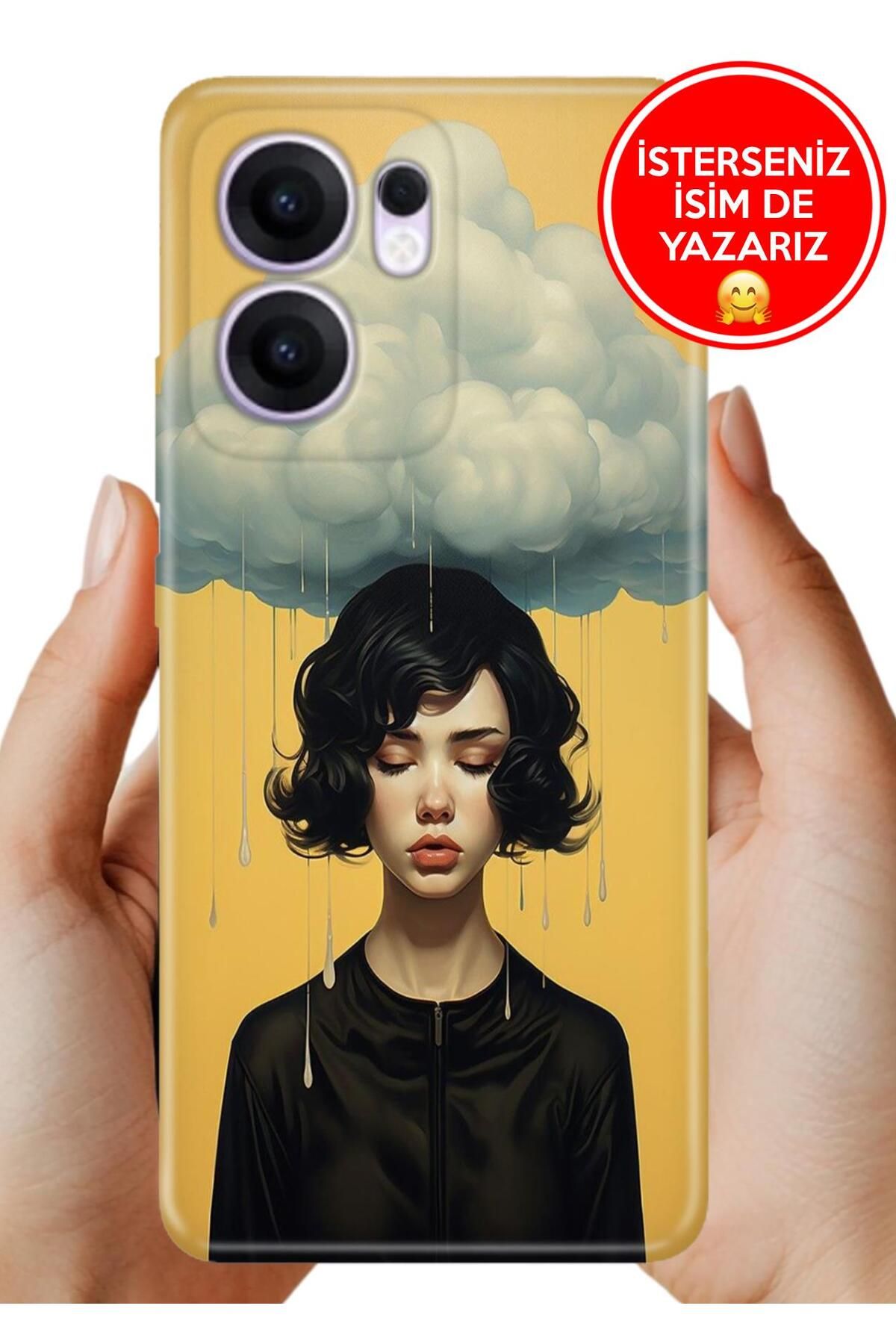 OPPO Reno 13F 5g Kılıf Oppo Reno 13F Yerli Üretim Desenli Kapak Yalnız Başına