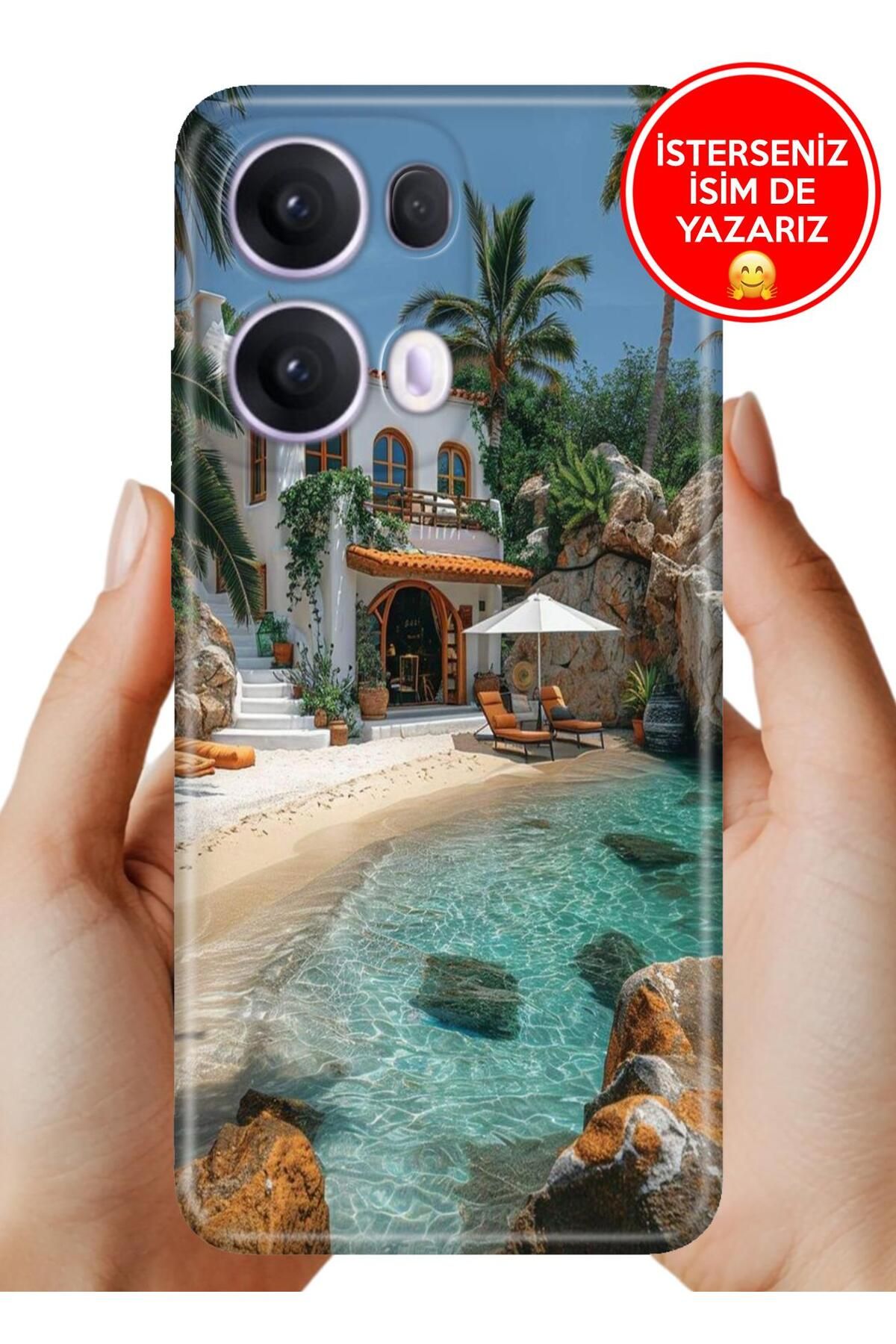 OPPO Reno 13 Pro Kılıf Oppo Reno 13 Pro A Kalite Baskılı Art Silikon Hayalimdeki Ev