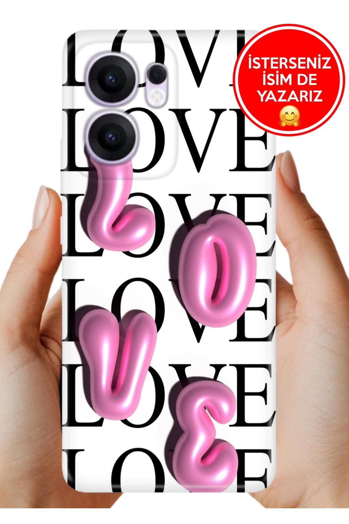 OPPO Reno 13F 5g Kılıf Oppo Reno 13F A Kalite Baskılı Art Silikon Looove