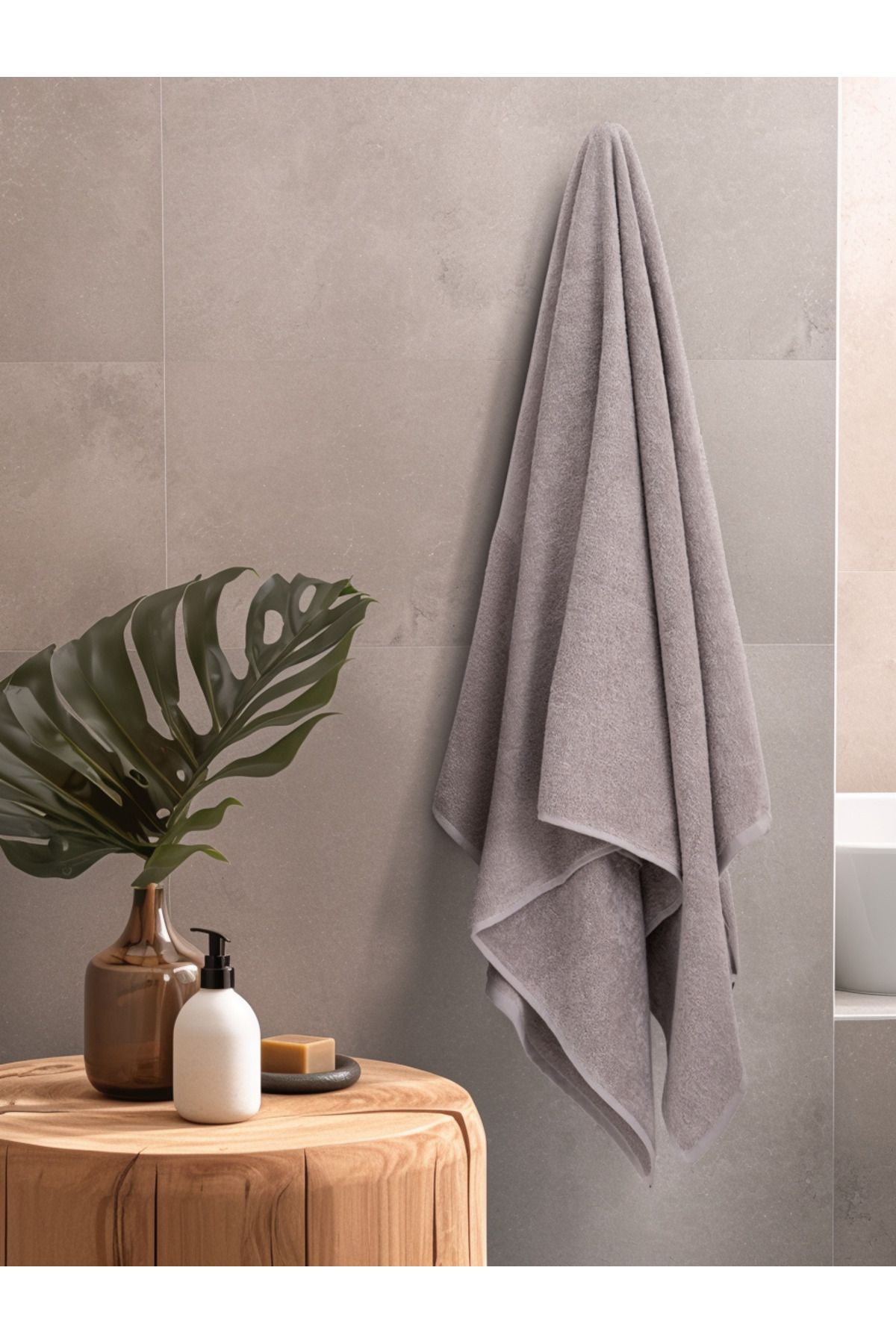 Rikka Home Coresoftair™ %100 Pamuk, Ekstra Yumuşak, Banyo Havlusu (1 Adet- 76x137 cm)