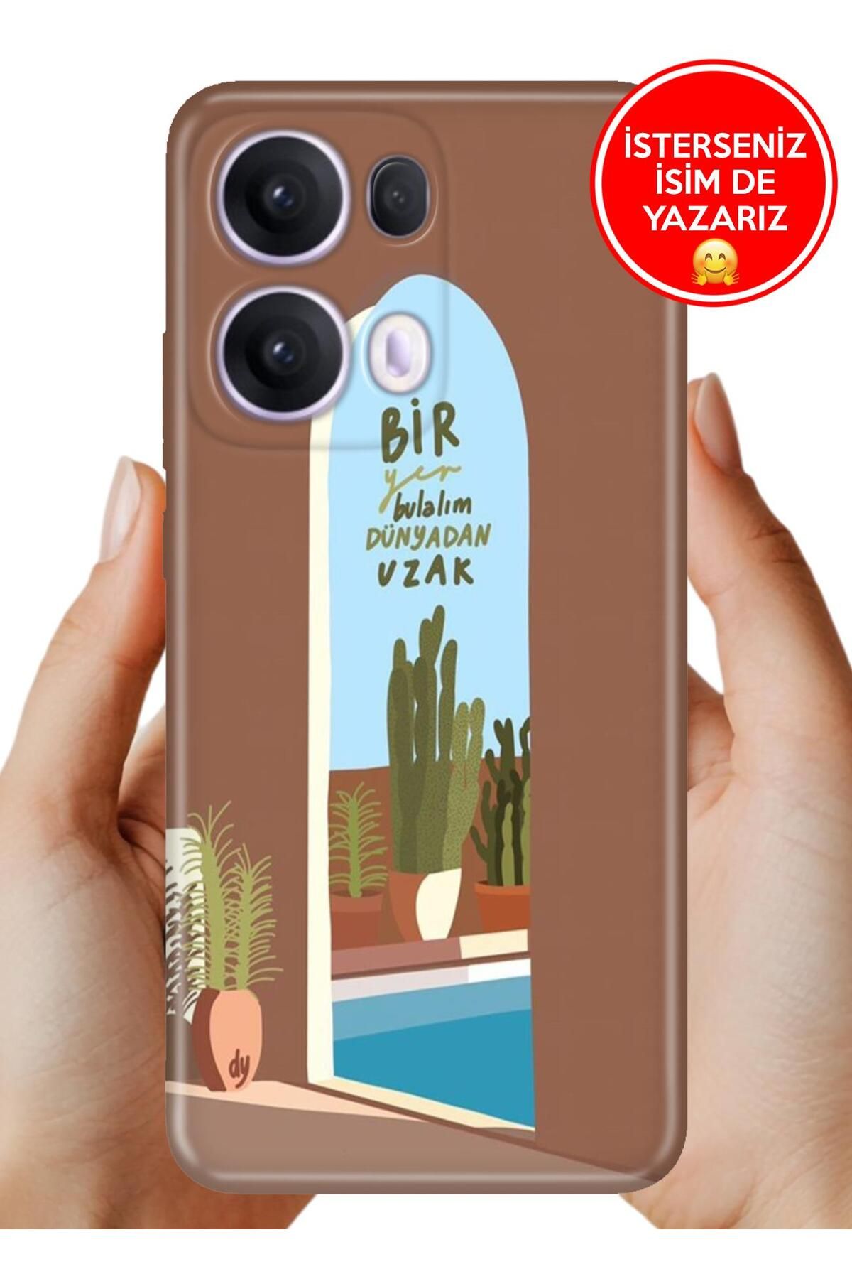 OPPO Reno 13 Pro Kılıf Oppo Reno 13 Pro A Kalite Baskılı Art Silikon Dünyadan Uzak
