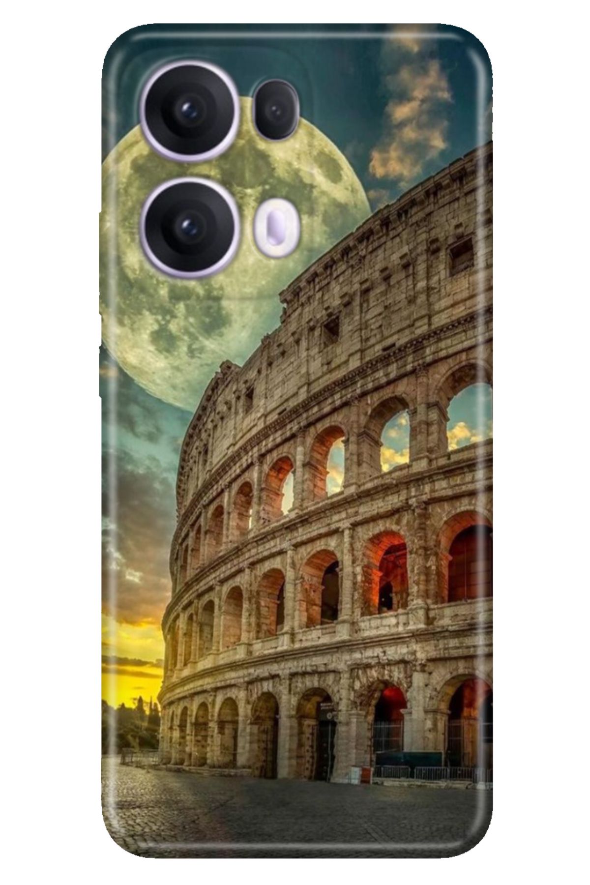 OPPO Reno 13 Pro Oppo Kılıf Tema Art Desenli Baskılı Silikon Roma