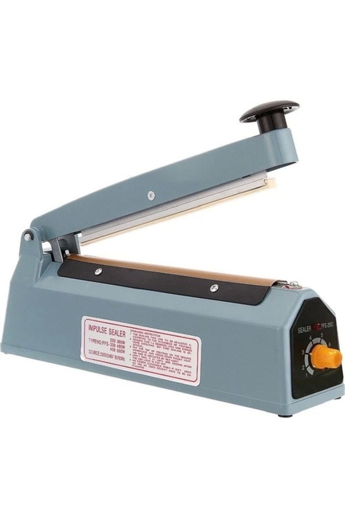 MELFSHOP Fs-300 Metal Gövdeli Kullanımı Kolay Poşet Ağzı Kapama Yapıştırma Makinası (30cm) Impulse