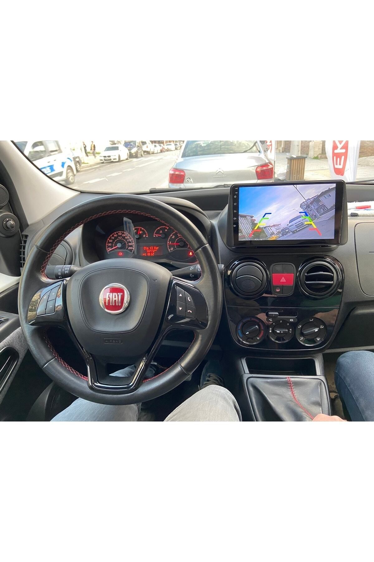Mat Fiat Fiorino Nemo Android Multimedya CarPlay 4-64 REM KAMERA