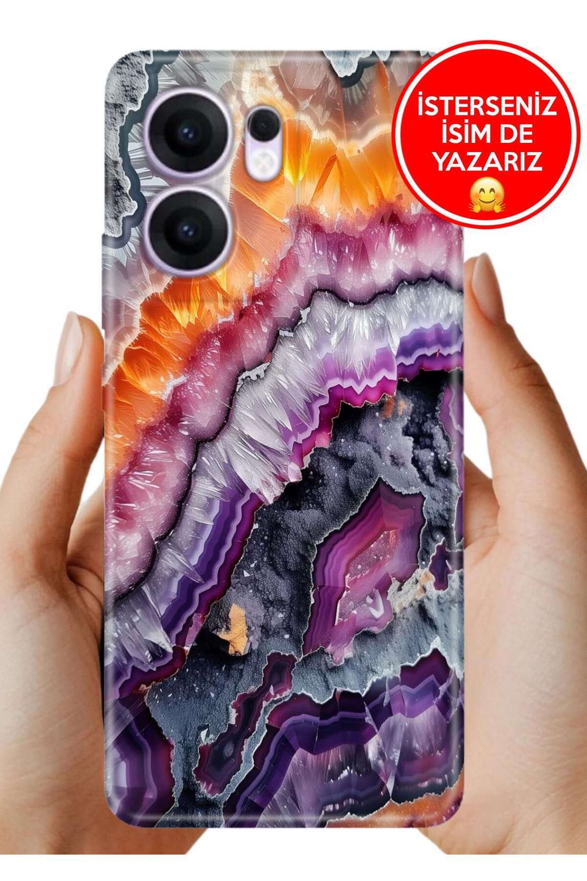 OPPO Reno 13F 5g Kılıf Oppo Reno 13F Lüks Desenli Silikon Cover Case Gizli Hazine