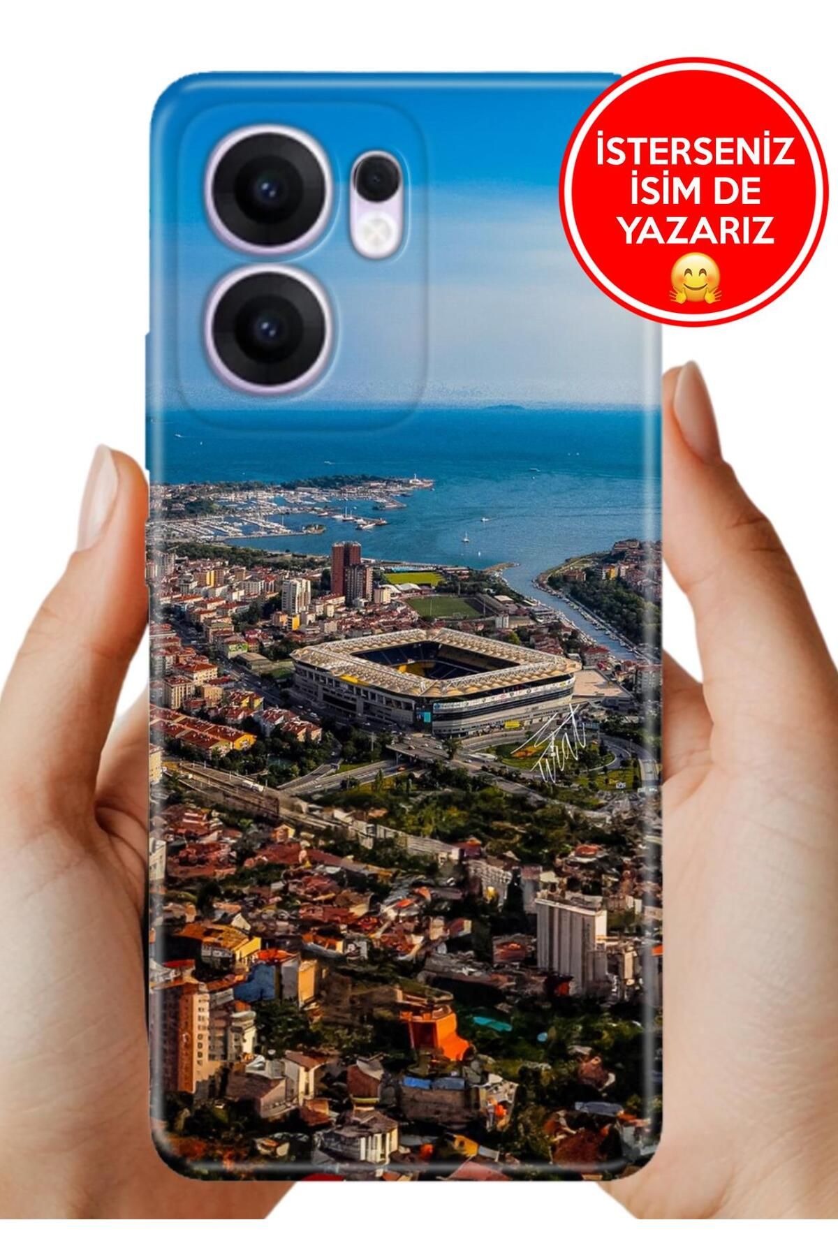 OPPO Reno 13F 5g Kılıf Oppo Reno 13F A Kalite Baskılı Art Silikon Manzaraya Bak