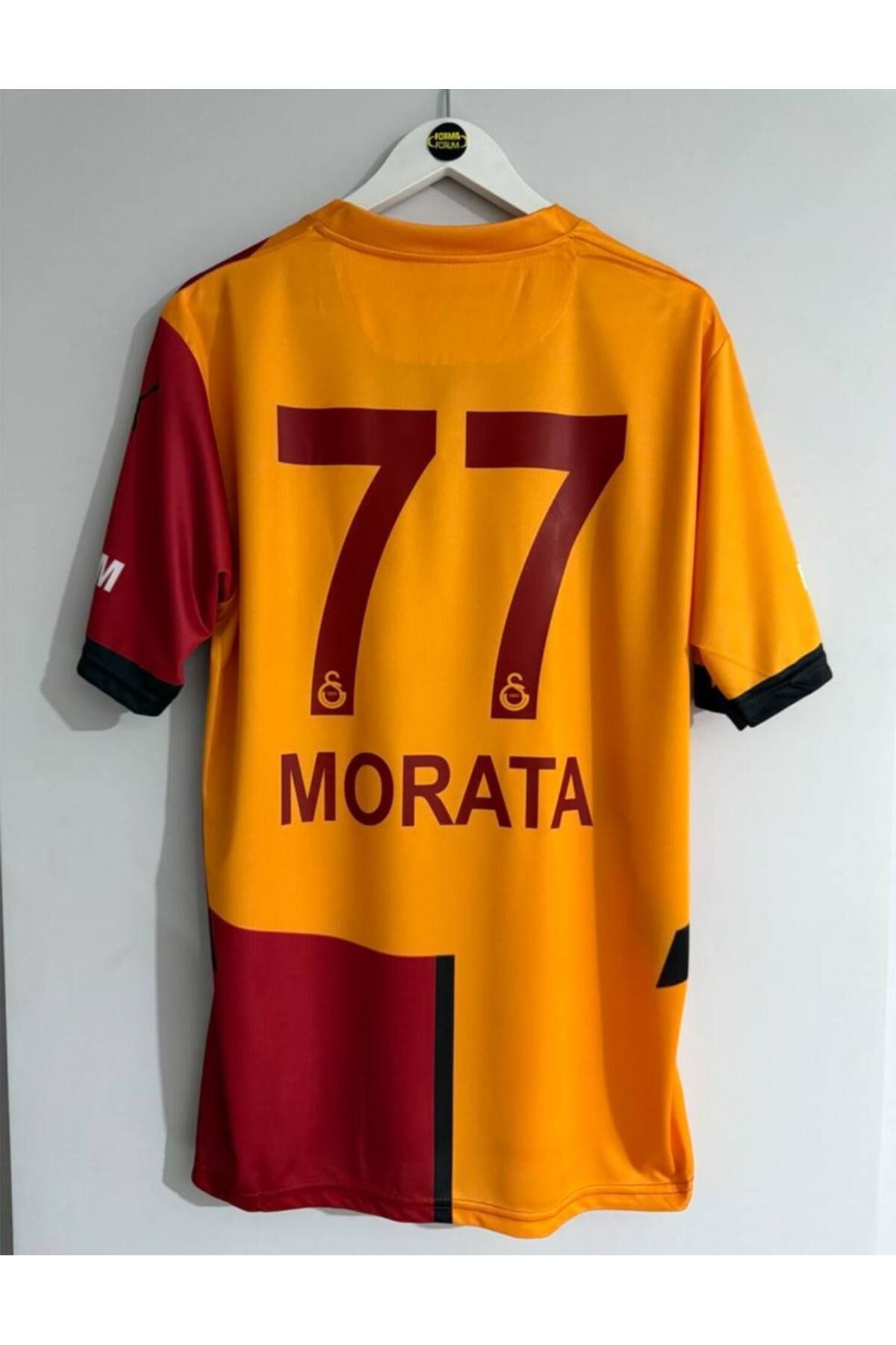 FAMİLYSTAN 5 Yıldızlı G l tasar y 2024/25 ALVARO MORATA İç Saha Kırmızı Forması Yetişkin