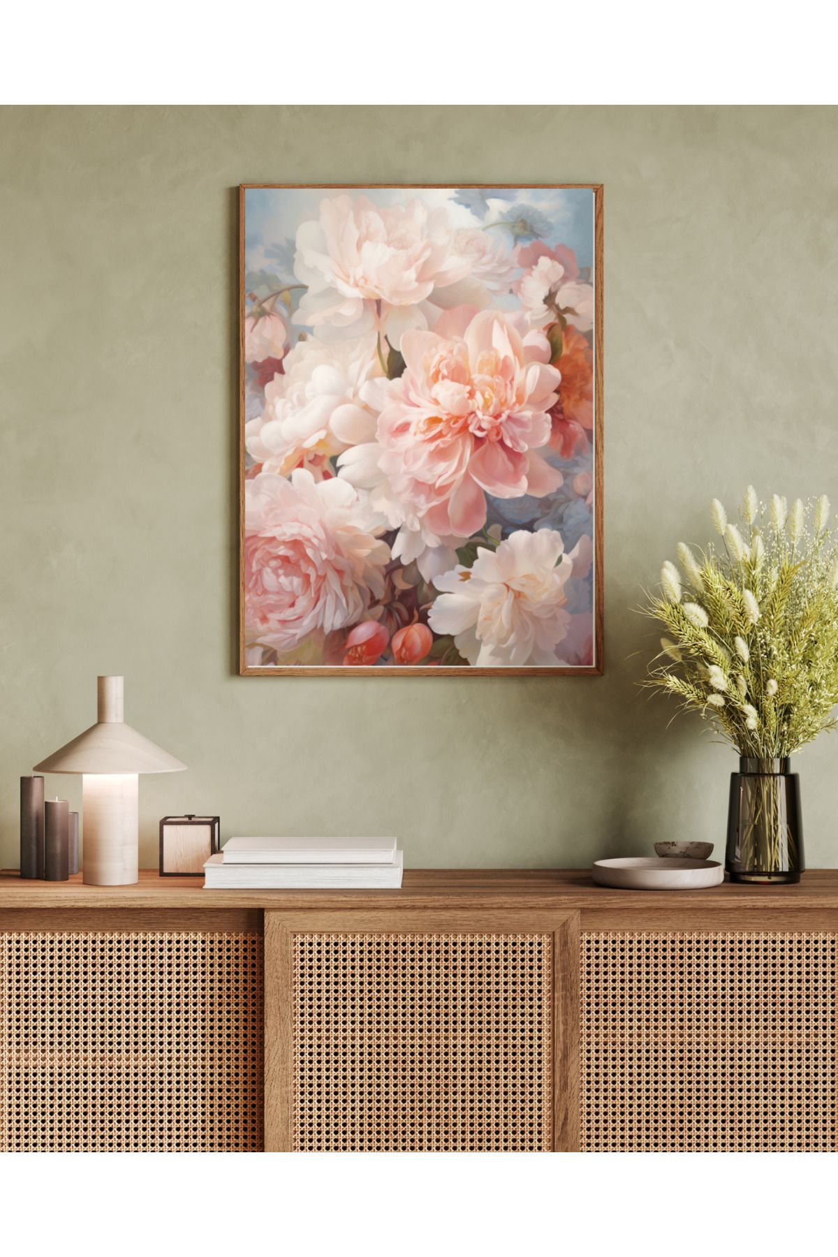 woodhomeworks tek parça salon ofis dekor tablo